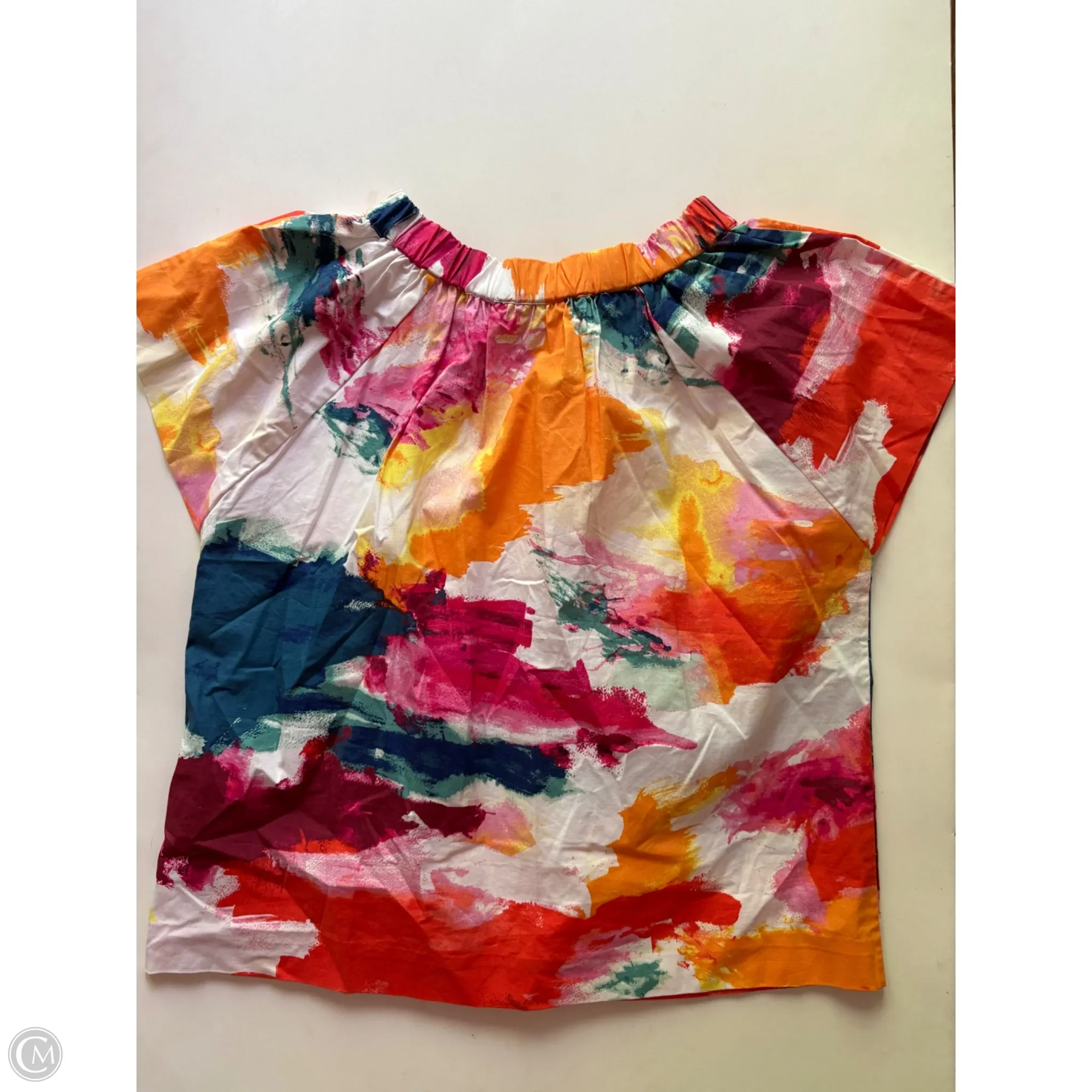 Top Short Sleeve Designer By Kate Spade In Multi-colored, Size: M - Image 2