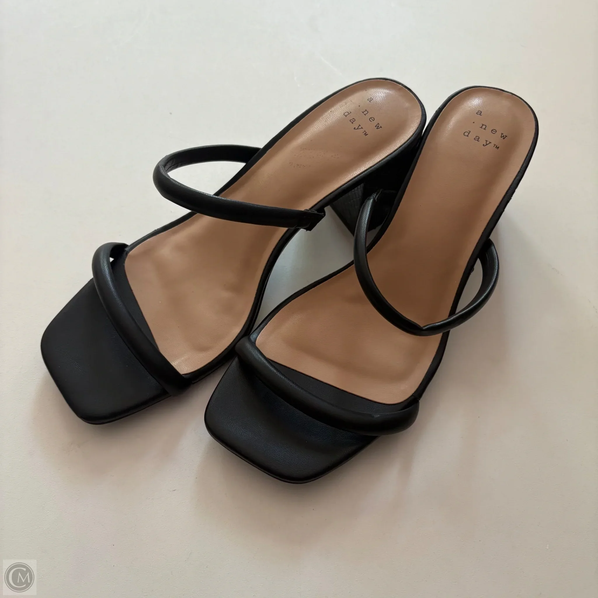 Shoes Heels Block By A New Day In Black, Size: 7