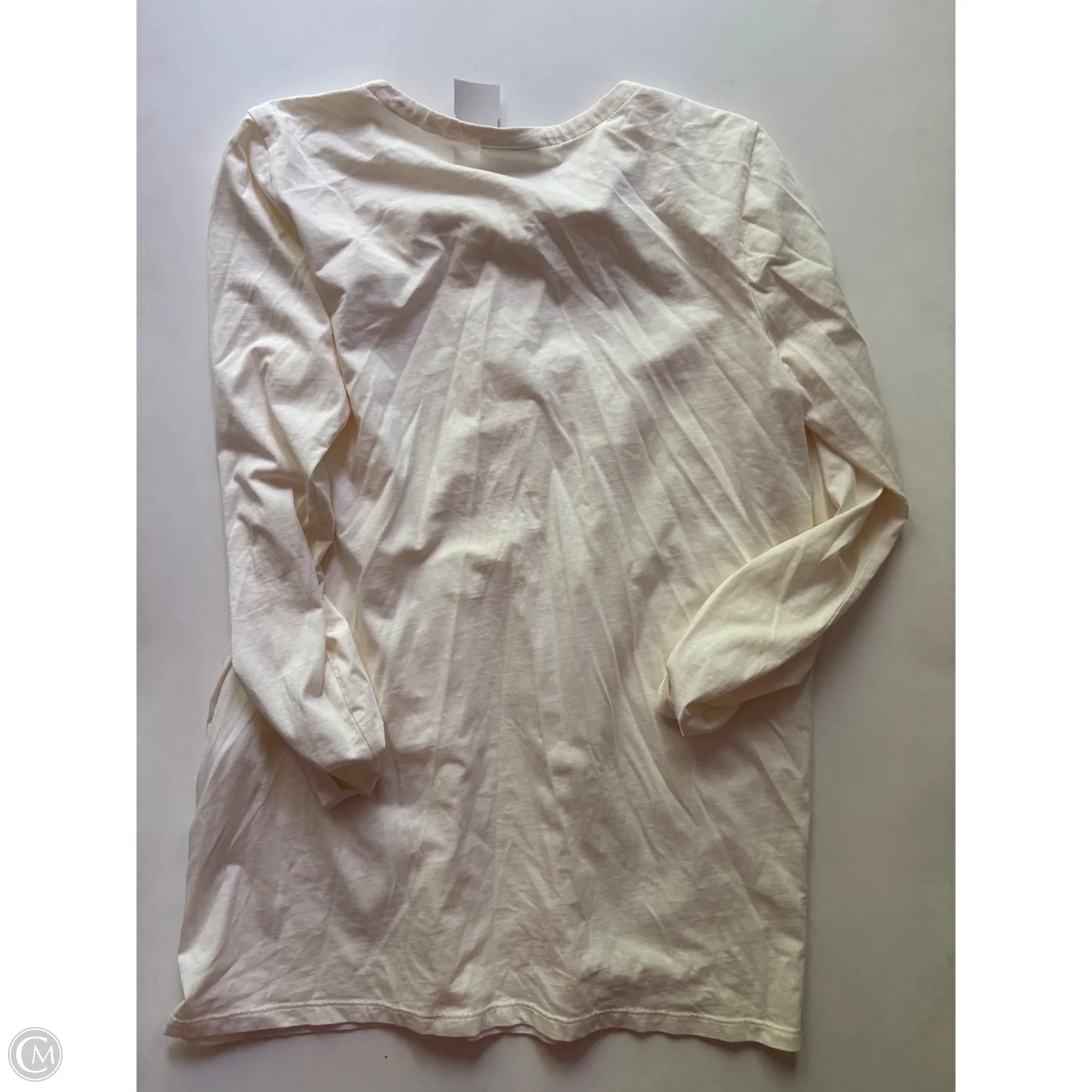 Top Long Sleeve By J. Jill In Cream, Size: M - Image 2