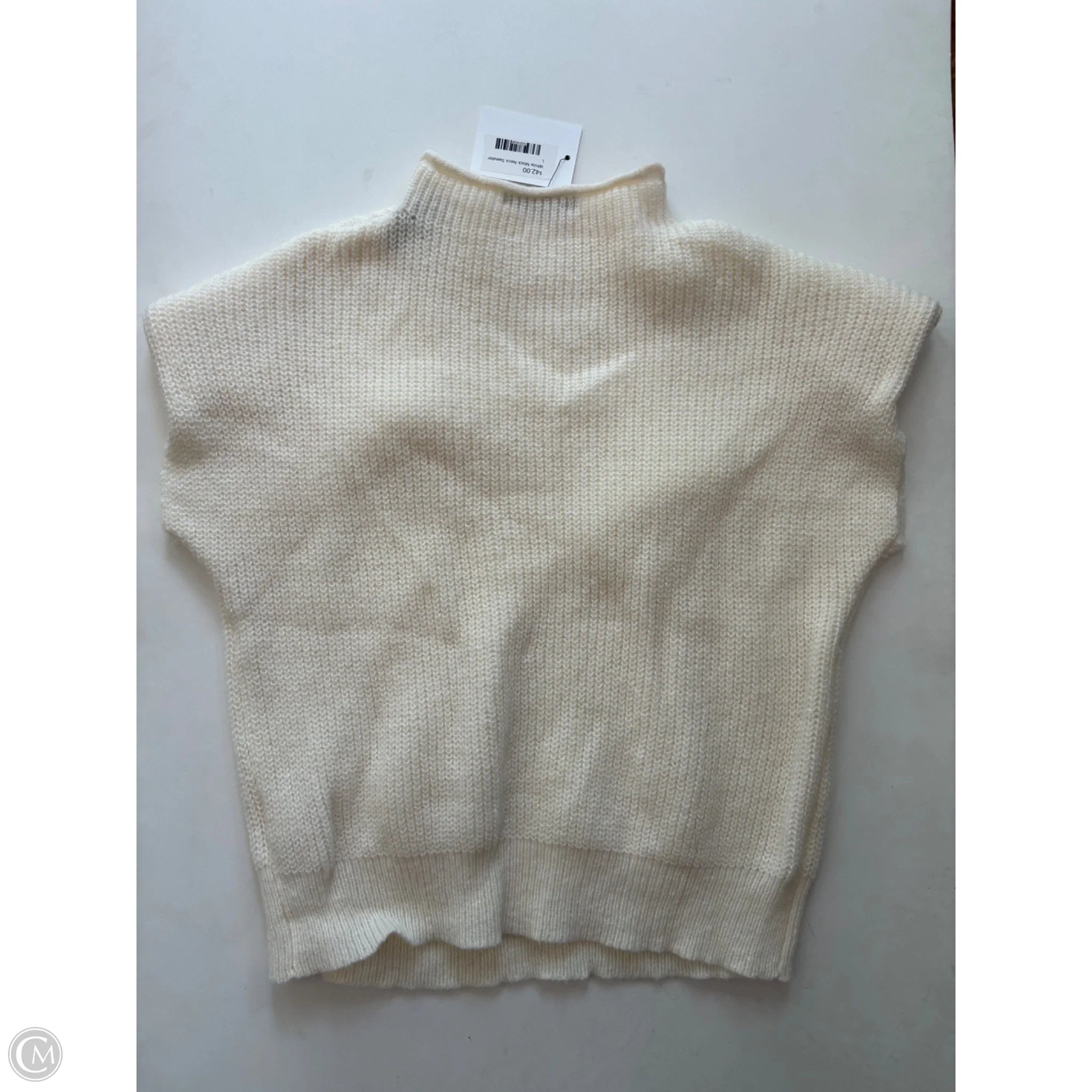 Sweater Short Sleeve By Miss Sparkling In Cream, Size: L - Image 2