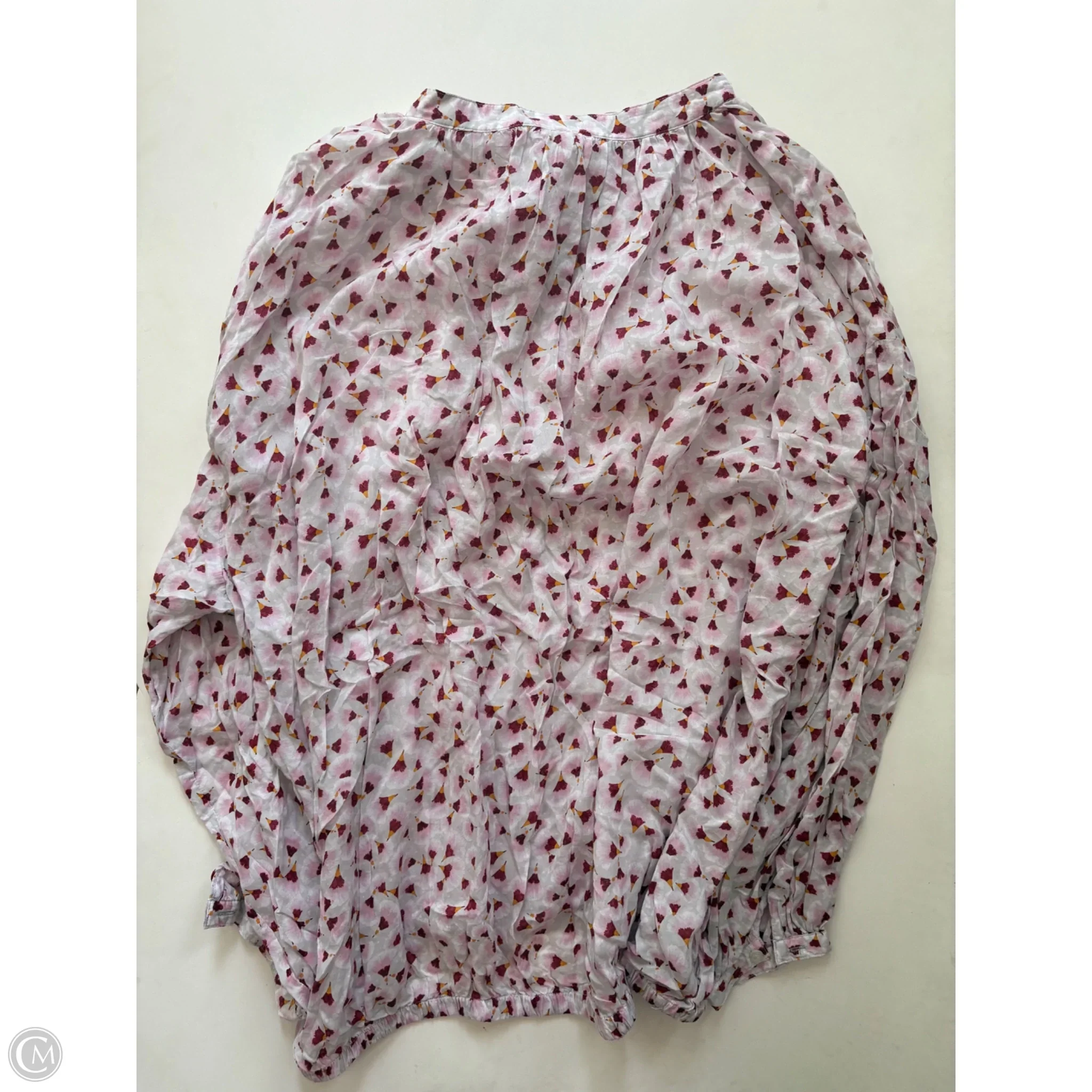 Top Long Sleeve By H&m In Floral Print, Size: L - Image 2