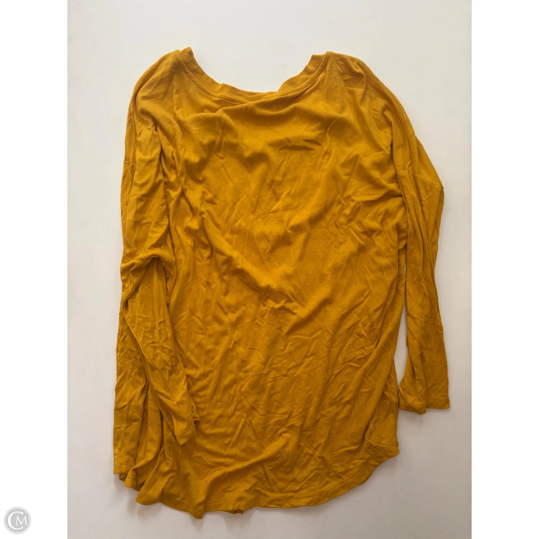 Top Long Sleeve By Loft In Yellow, Size: M - Image 2