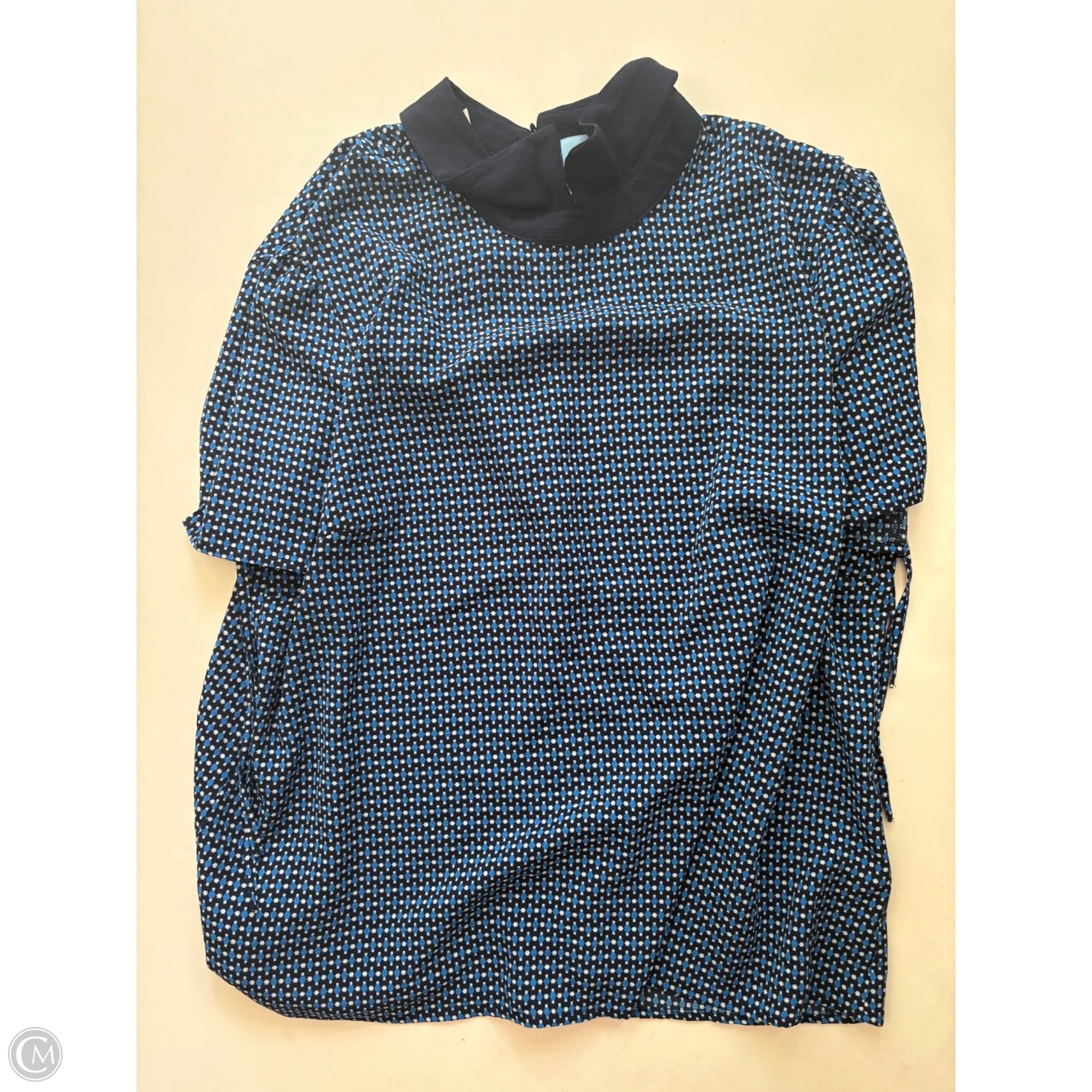 Top Short Sleeve By Cece In Blue, Size: Xl - Image 1