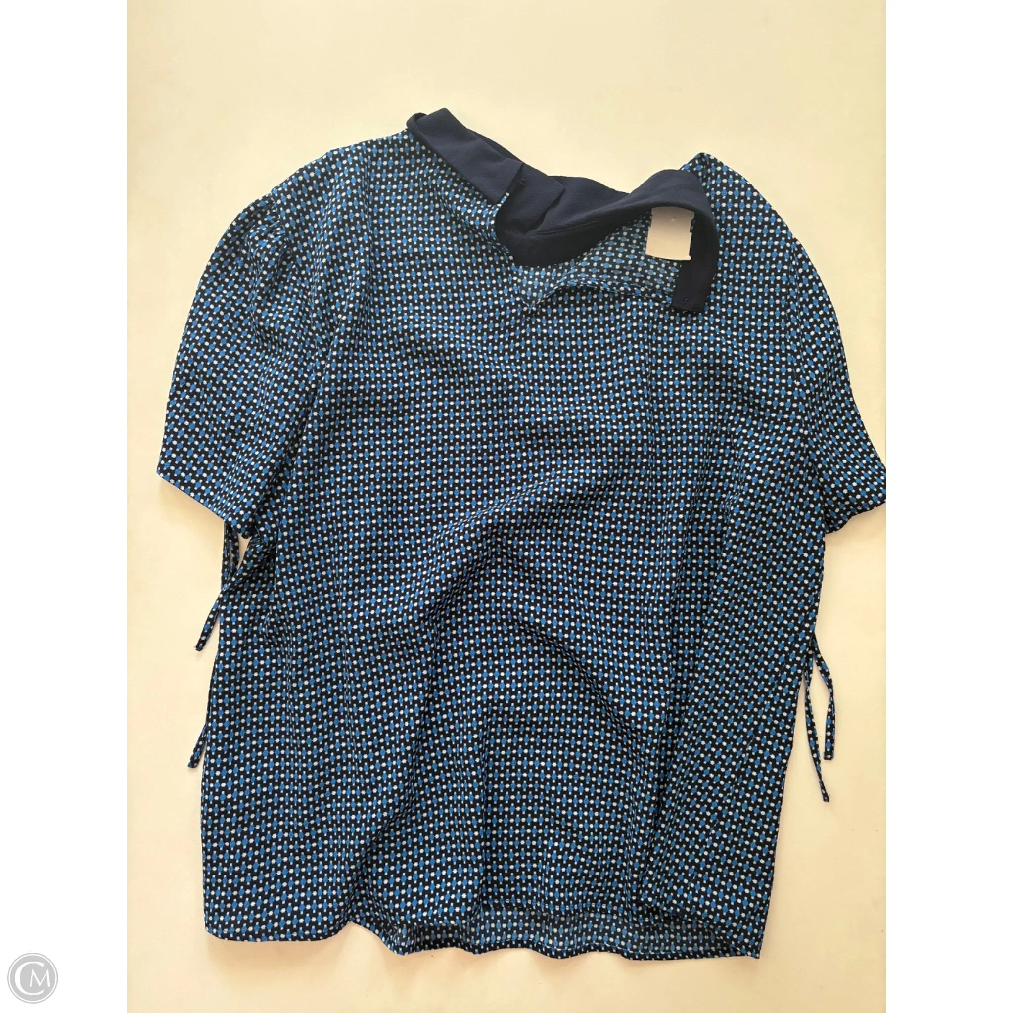 Top Short Sleeve By Cece In Blue, Size: Xl - Image 2