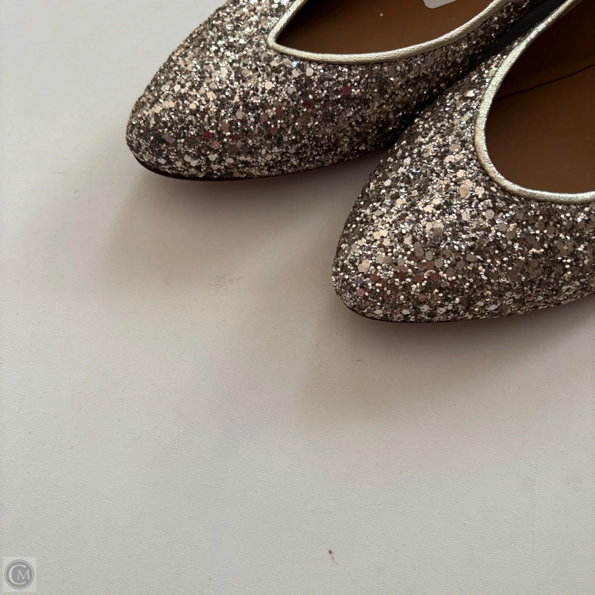 Shoes Flats By Bobbies In Gold, Size: 8.5 - Image 2