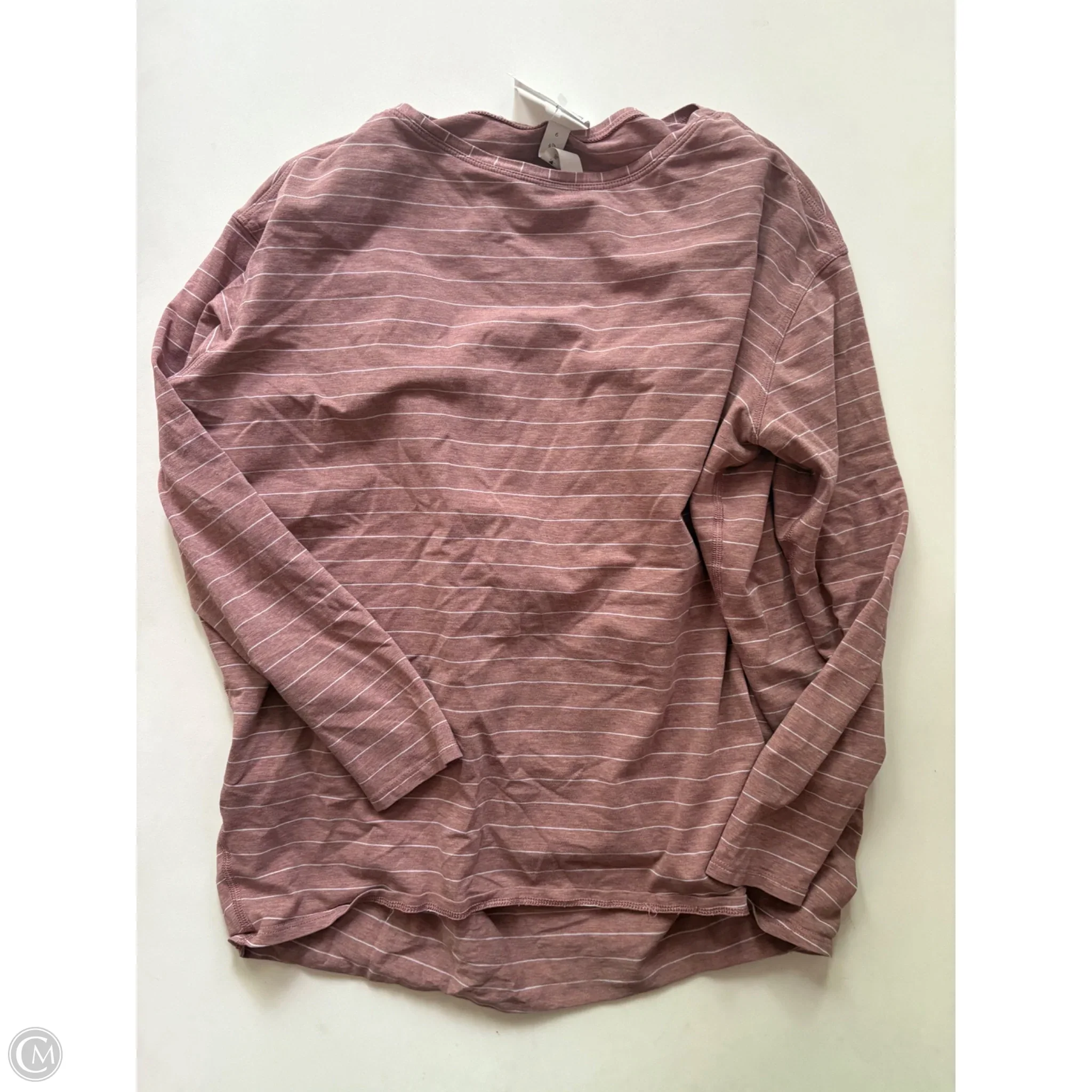 Athletic Top Long Sleeve Crewneck By Lululemon In Brown, Size: S - Image 1