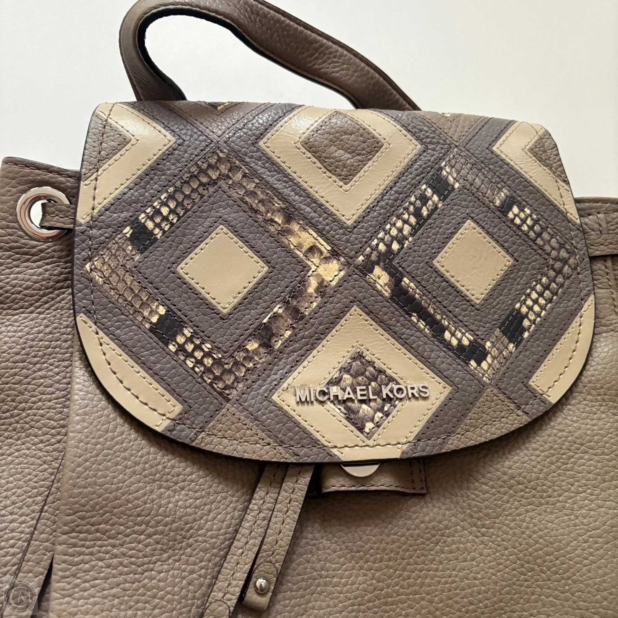 Backpack Designer By Michael Kors, Size: Large - Image 3