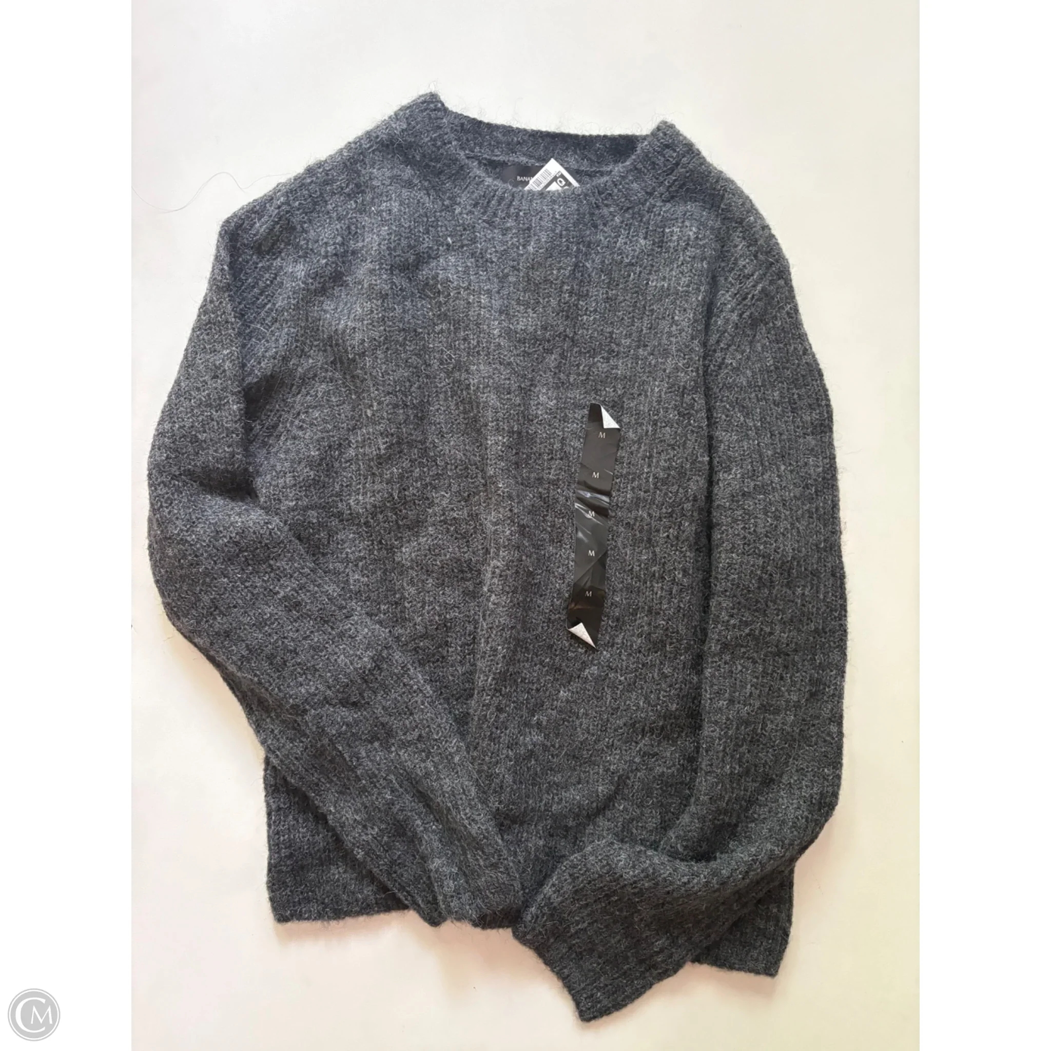 Sweater By Banana Republic In Grey, Size: M - Image 1