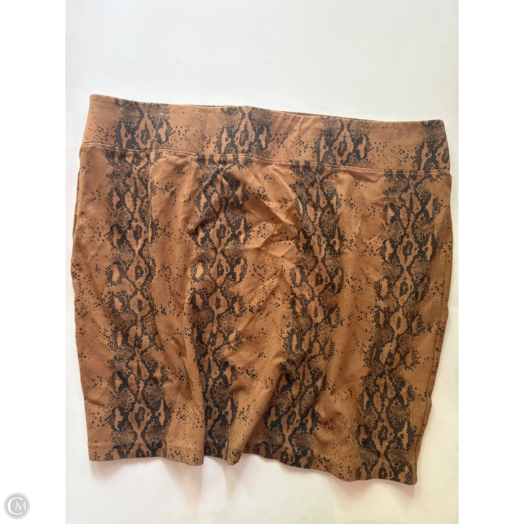 Skirt Midi By D Jeans In Animal Print, Size: 22 - Image 2