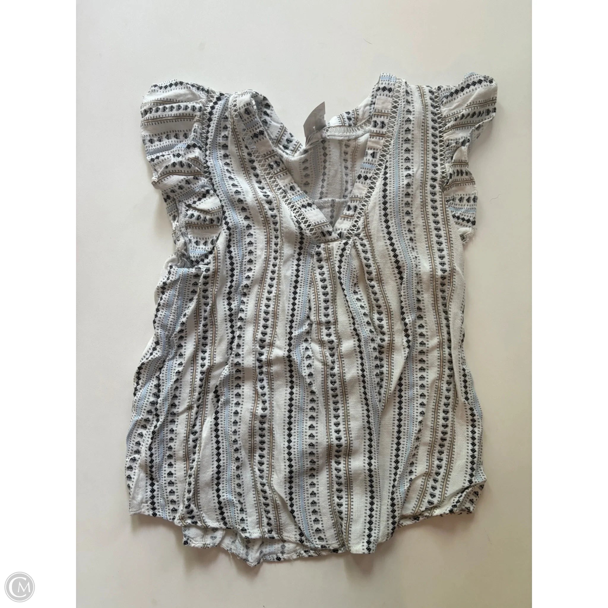 Top Short Sleeve By Blu Pepper In Multi-colored, Size: S - Image 1