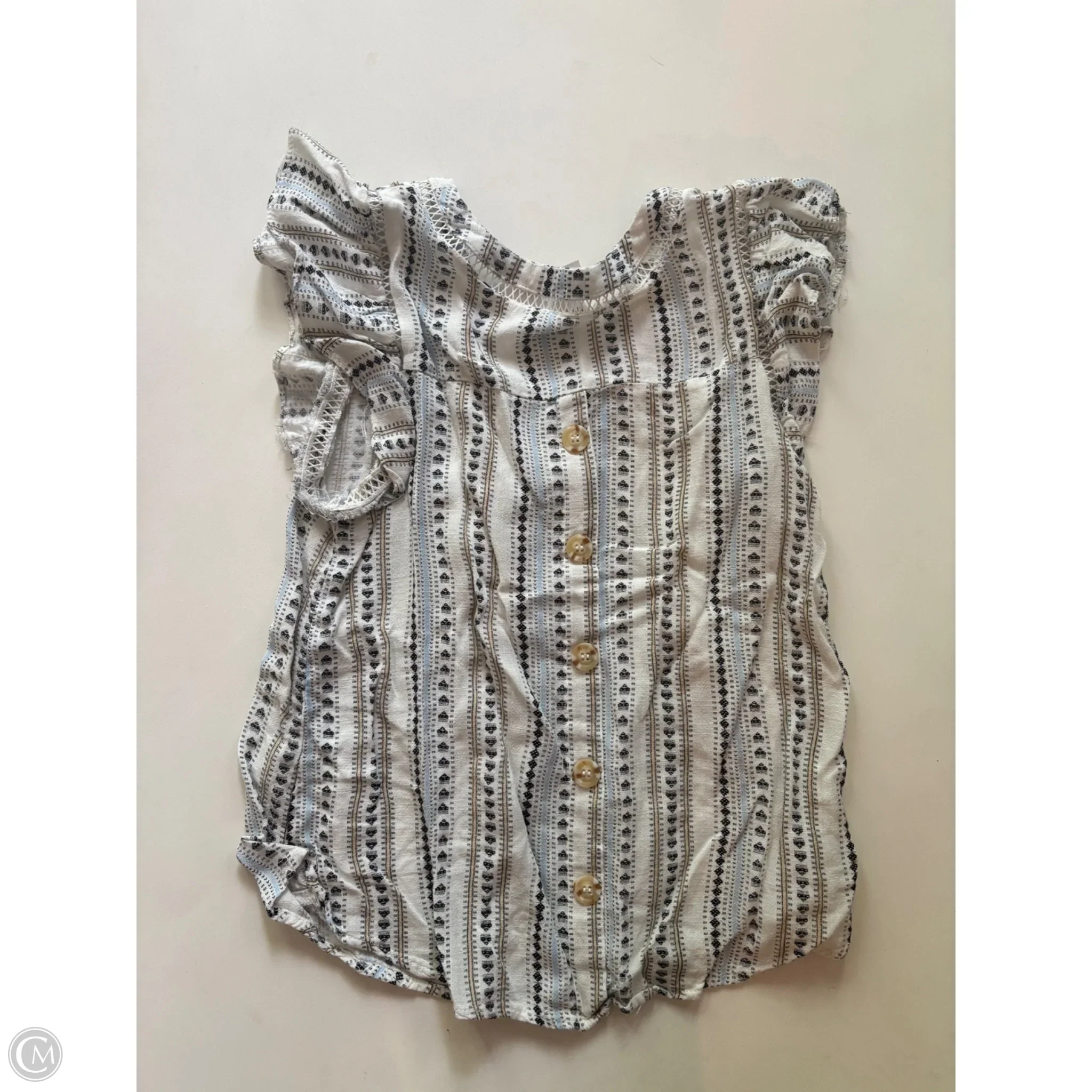 Top Short Sleeve By Blu Pepper In Multi-colored, Size: S - Image 2