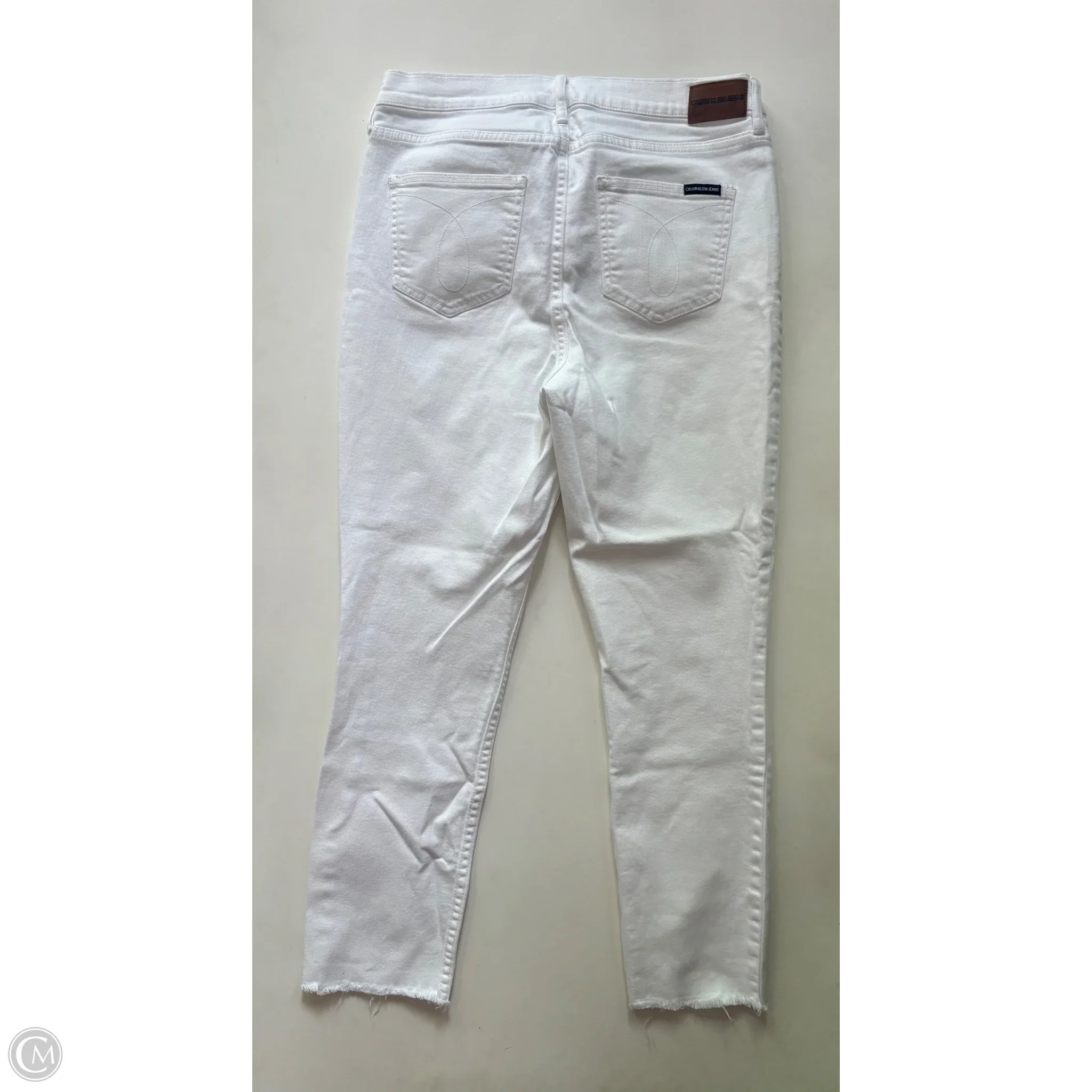 Jeans Straight By Calvin Klein In White, Size: 12 - Image 2