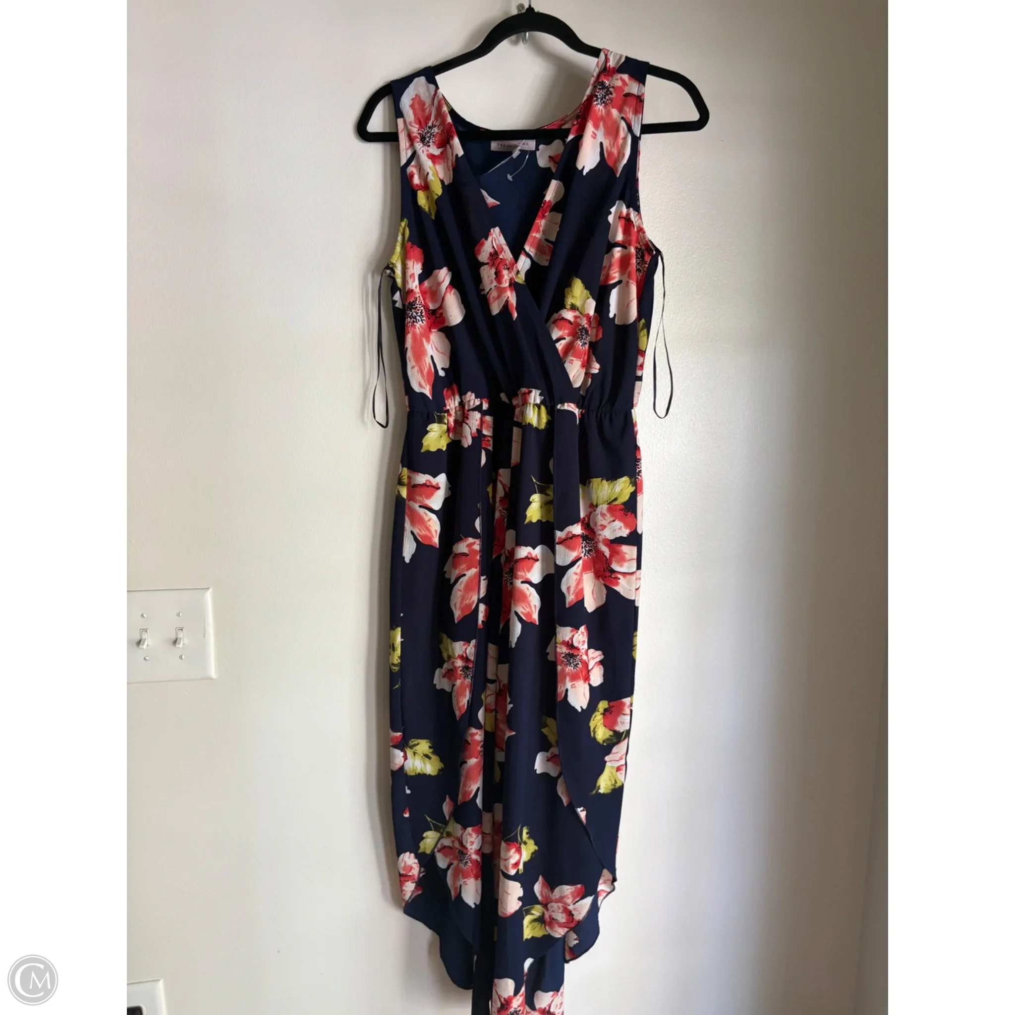 Dress Casual Midi By Dream Of me In Floral Print, Size: Xl - Image 1