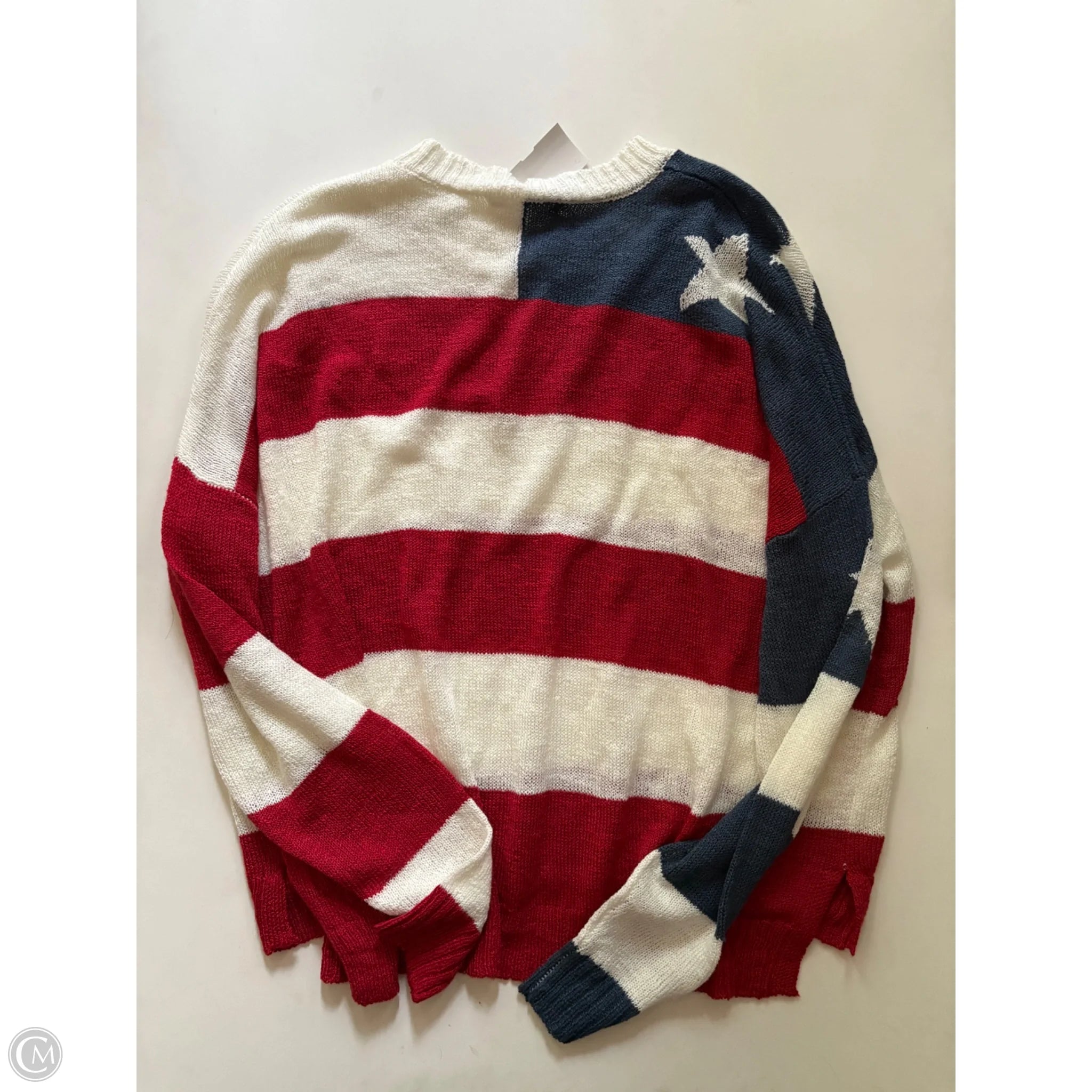 Sweater By Moon & Madison In Striped Pattern, Size: M - Image 2