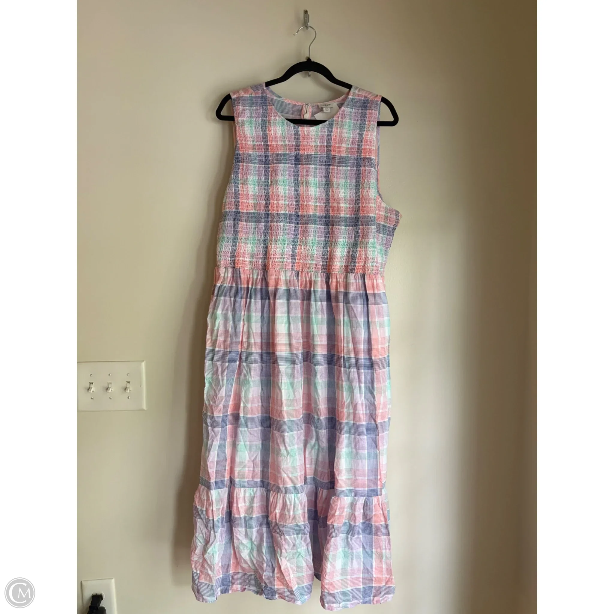 Dress Casual Maxi By J. Crew In Multi-colored, Size: 3x - Image 1