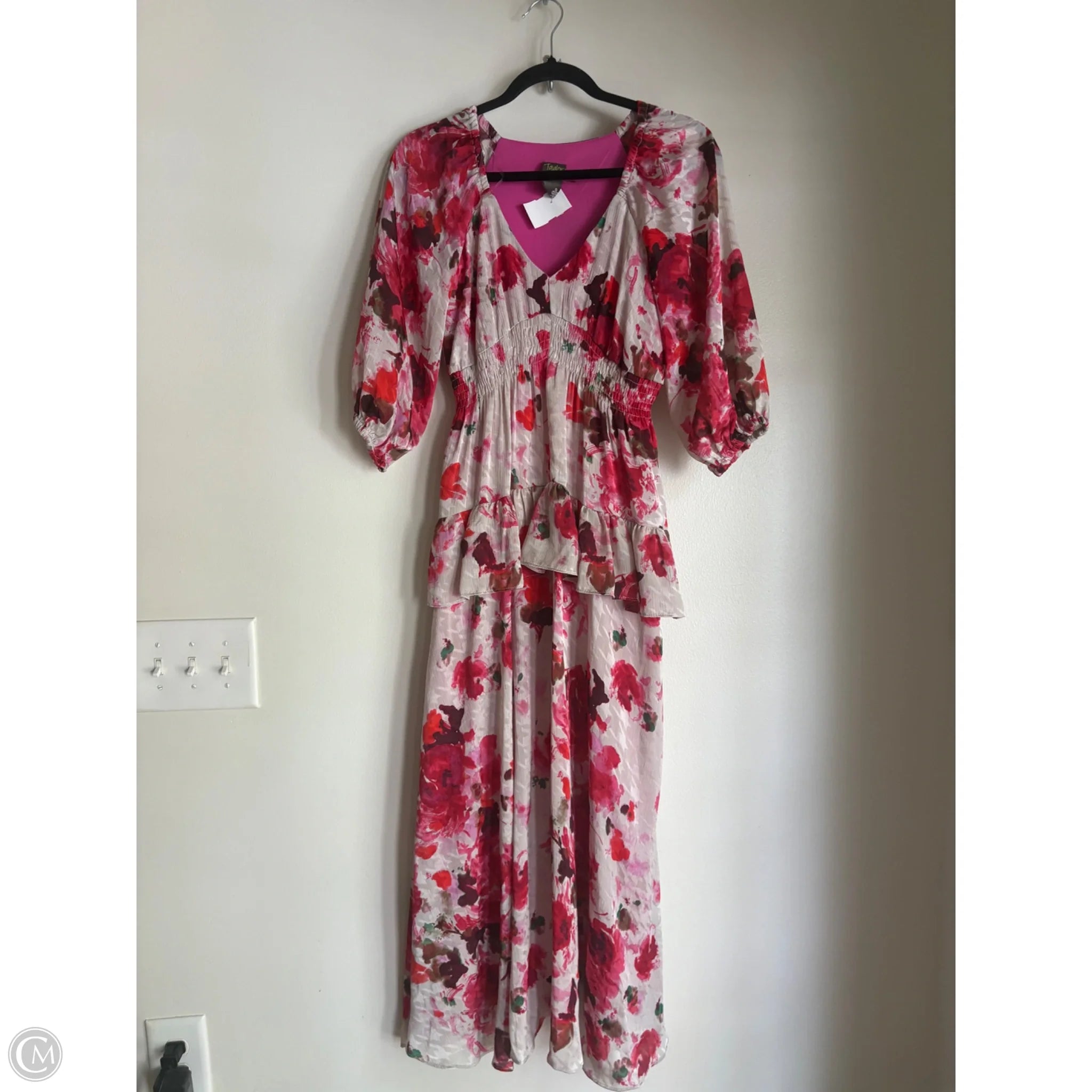 Dress Party Long By Taylor In Floral Print, Size: S - Image 1