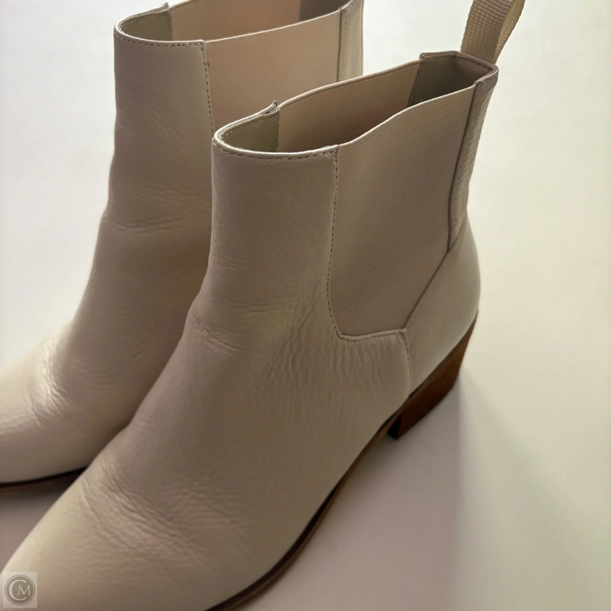 Boots Ankle Heels By Chinese Laundry In Cream, Size: 9.5 - Image 3