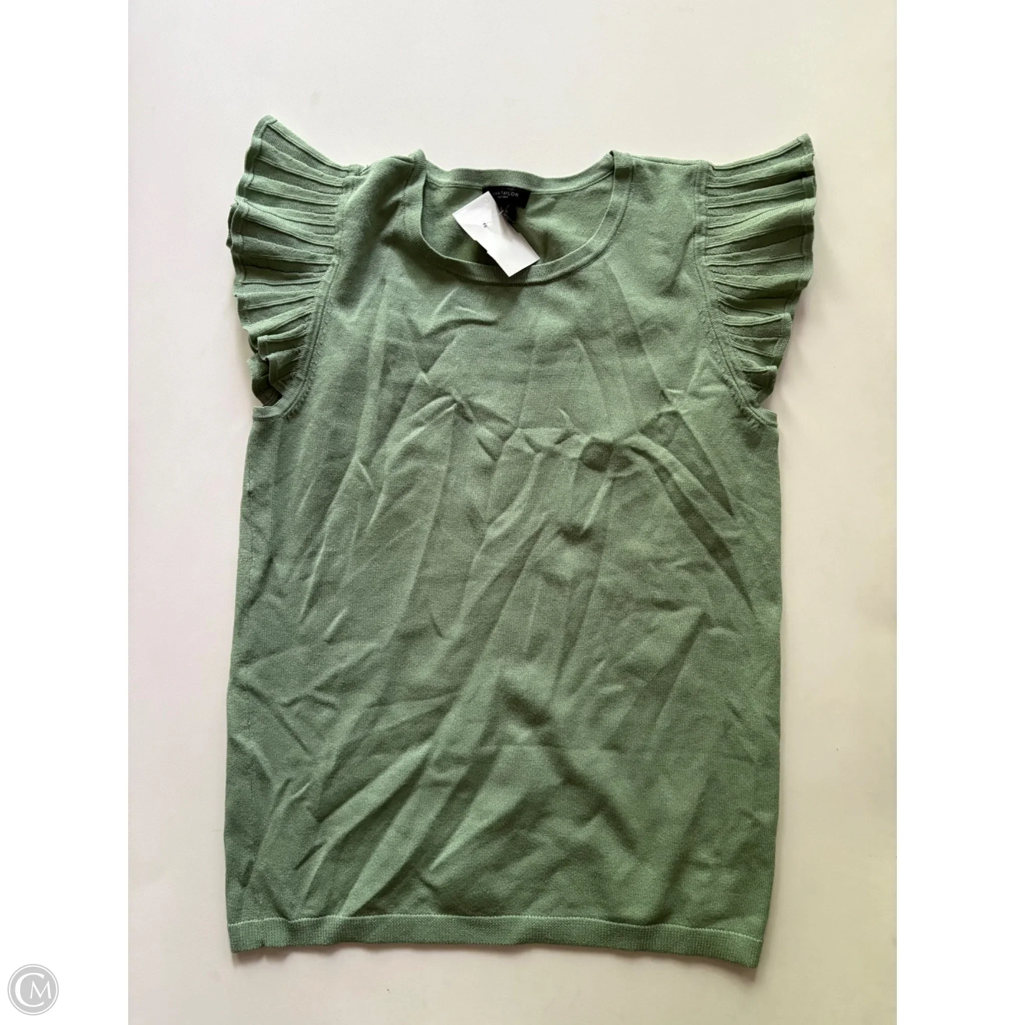 Sweater By Ann Taylor In Green, Size: S - Image 1