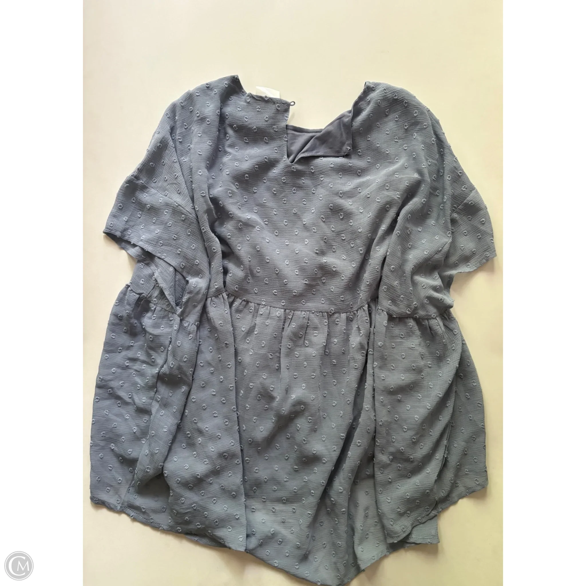 Blouse Short Sleeve By Listicle In Blue, Size: S - Image 2