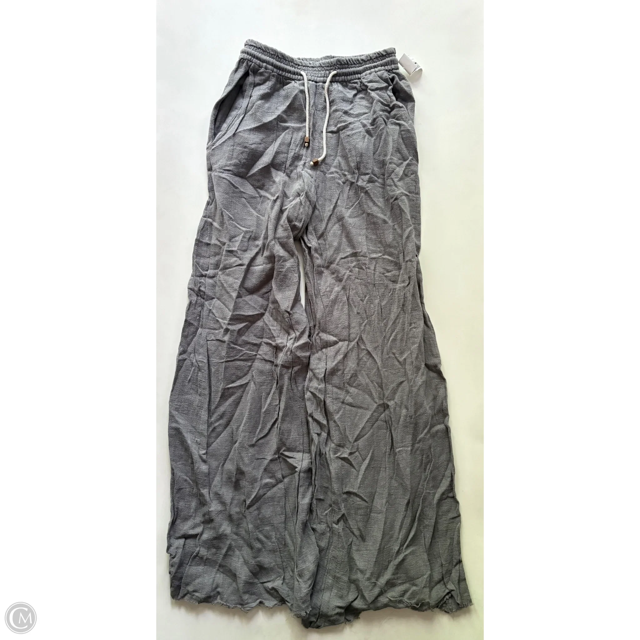 Pants Linen By Zara In Grey, Size: 0 - Image 1