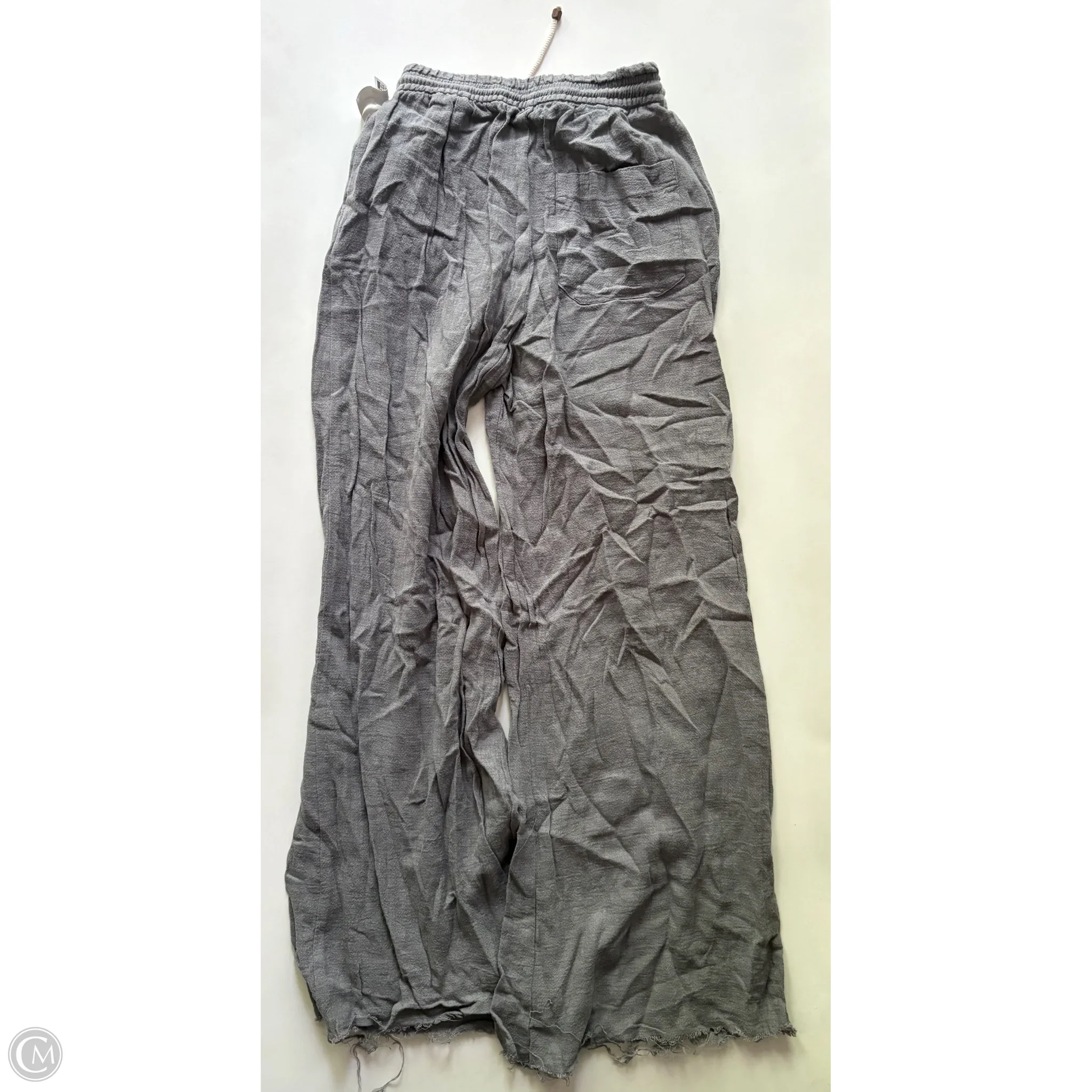 Pants Linen By Zara In Grey, Size: 0 - Image 2