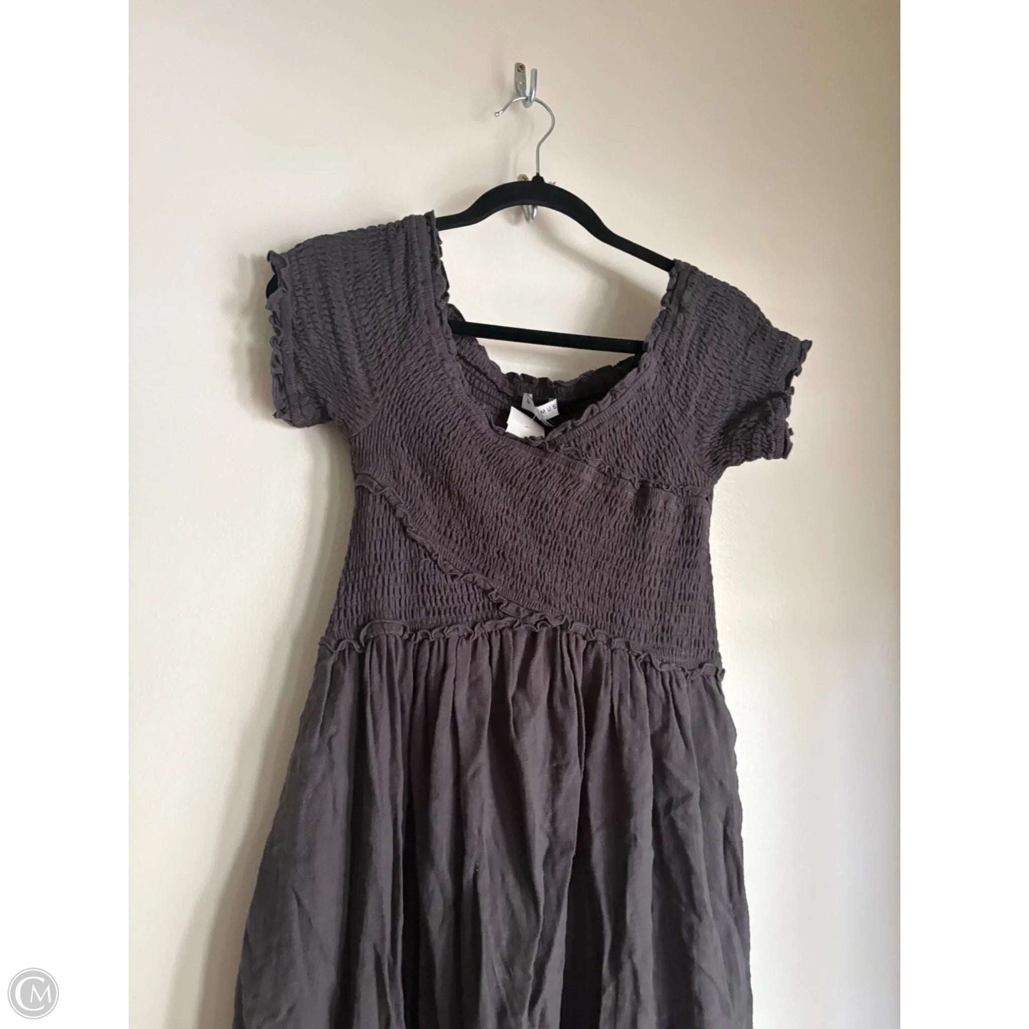Dress Casual Maxi By Miou In Grey, Size: S - Image 3