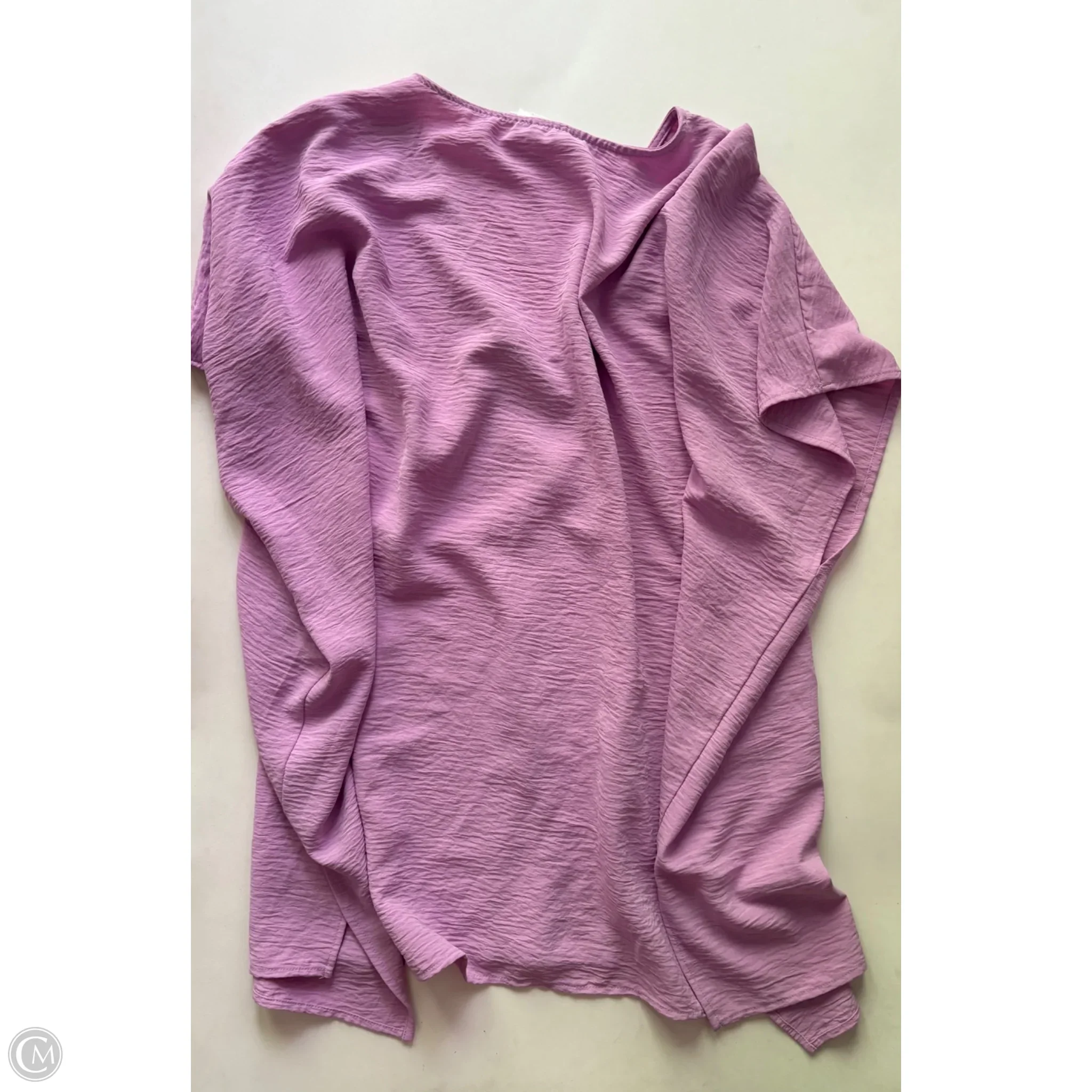 Blouse Short Sleeve By Oddi In Purple, Size: 2x - Image 2