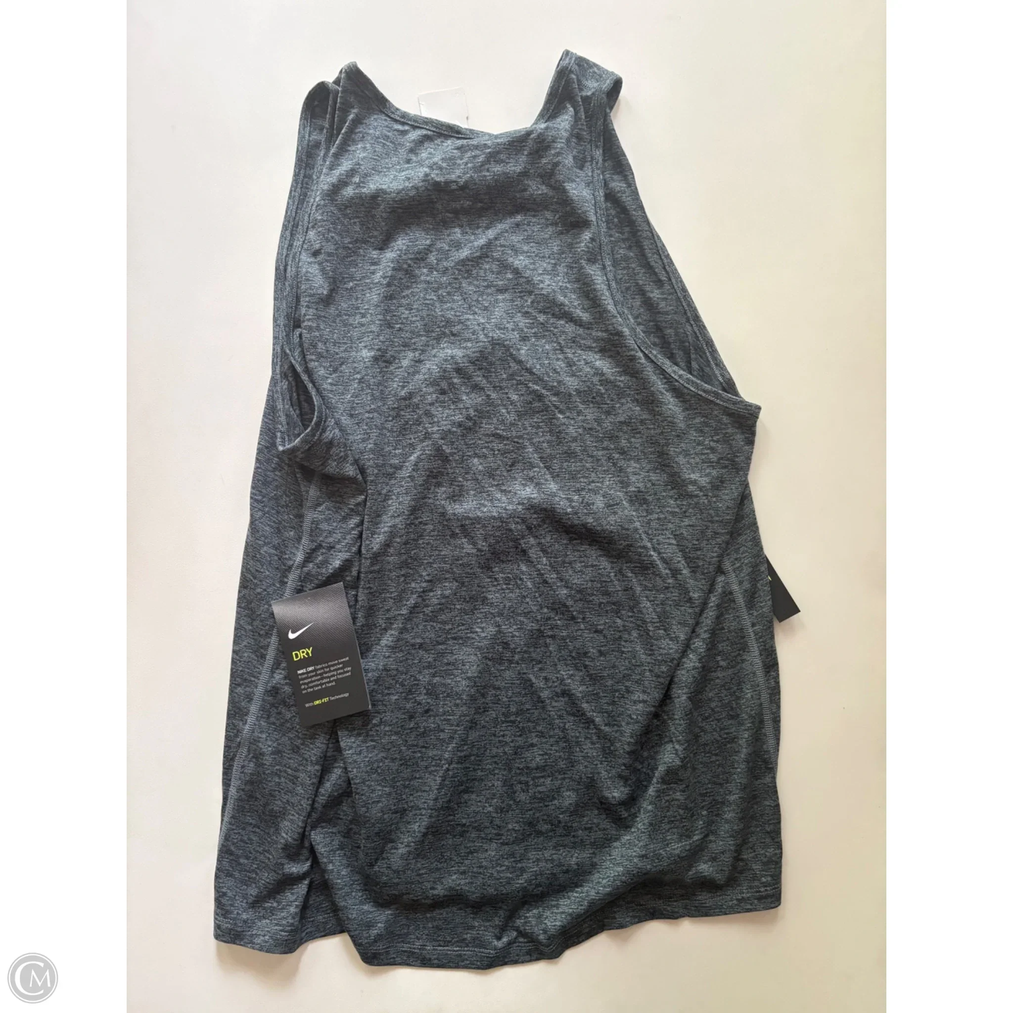 Athletic Tank Top By Nike Apparel In Grey, Size: L - Image 2