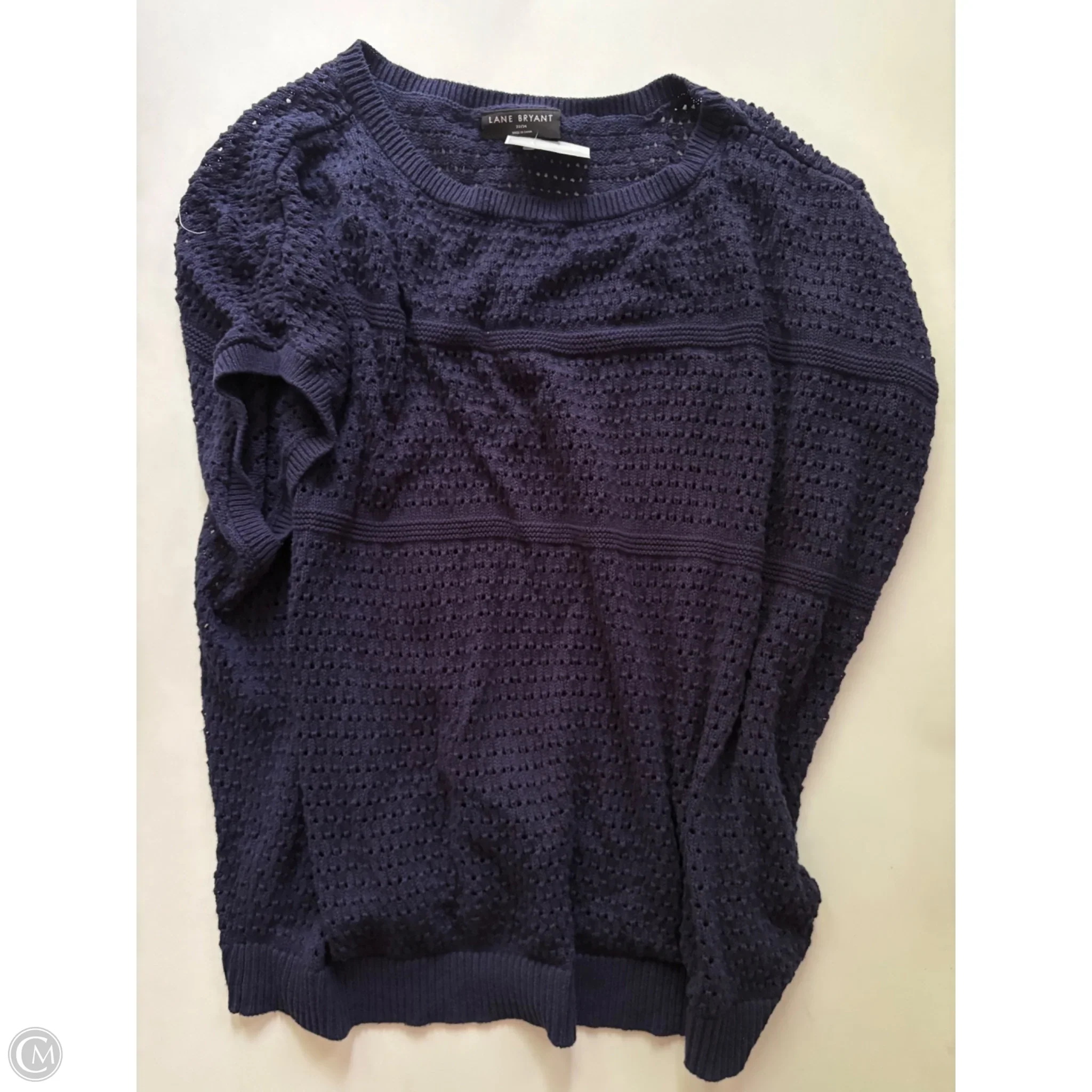 Sweater By Lane Bryant In Navy, Size: 3x - Image 1