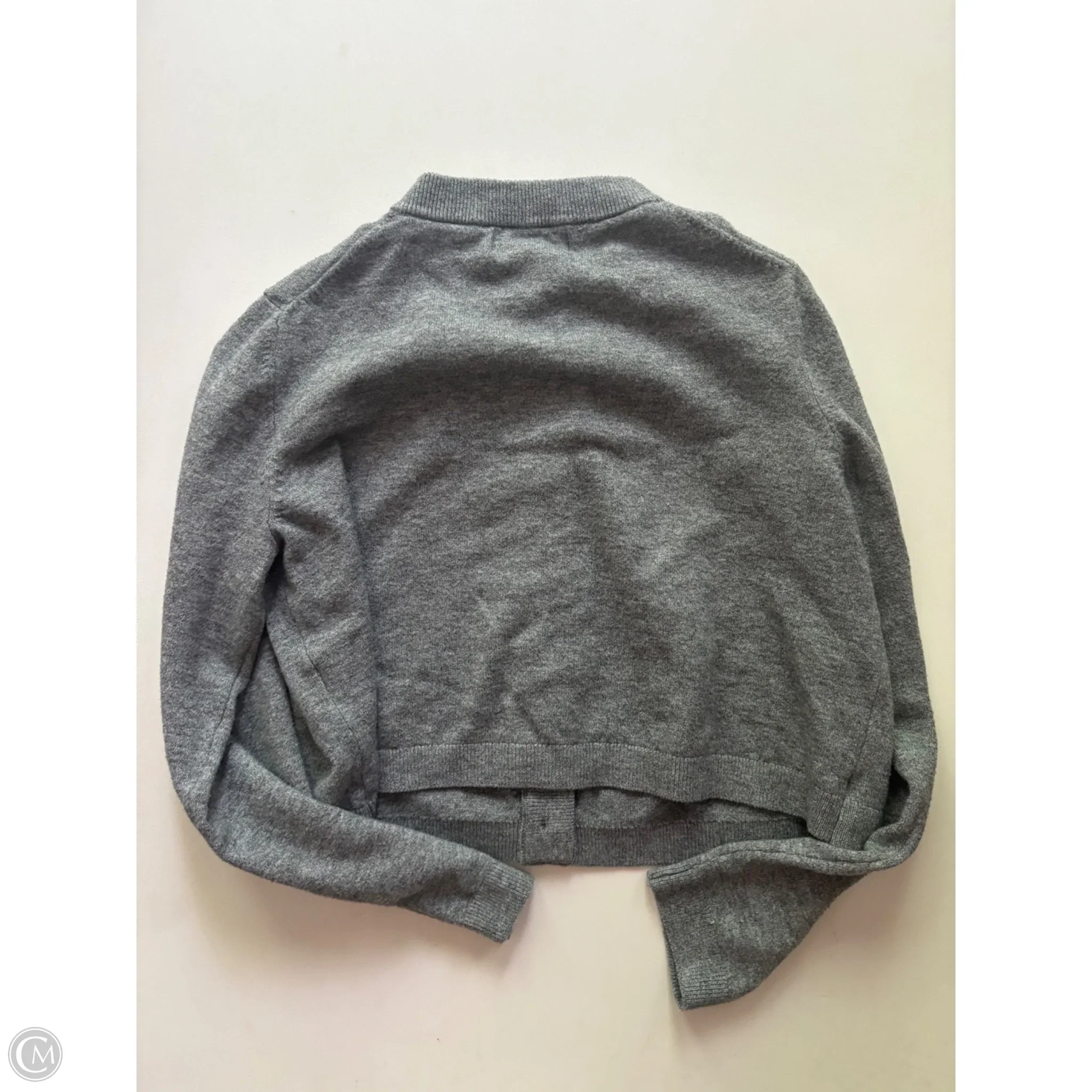 Sweater Cardigan By Jessica Simpson In Grey, Size: S - Image 2