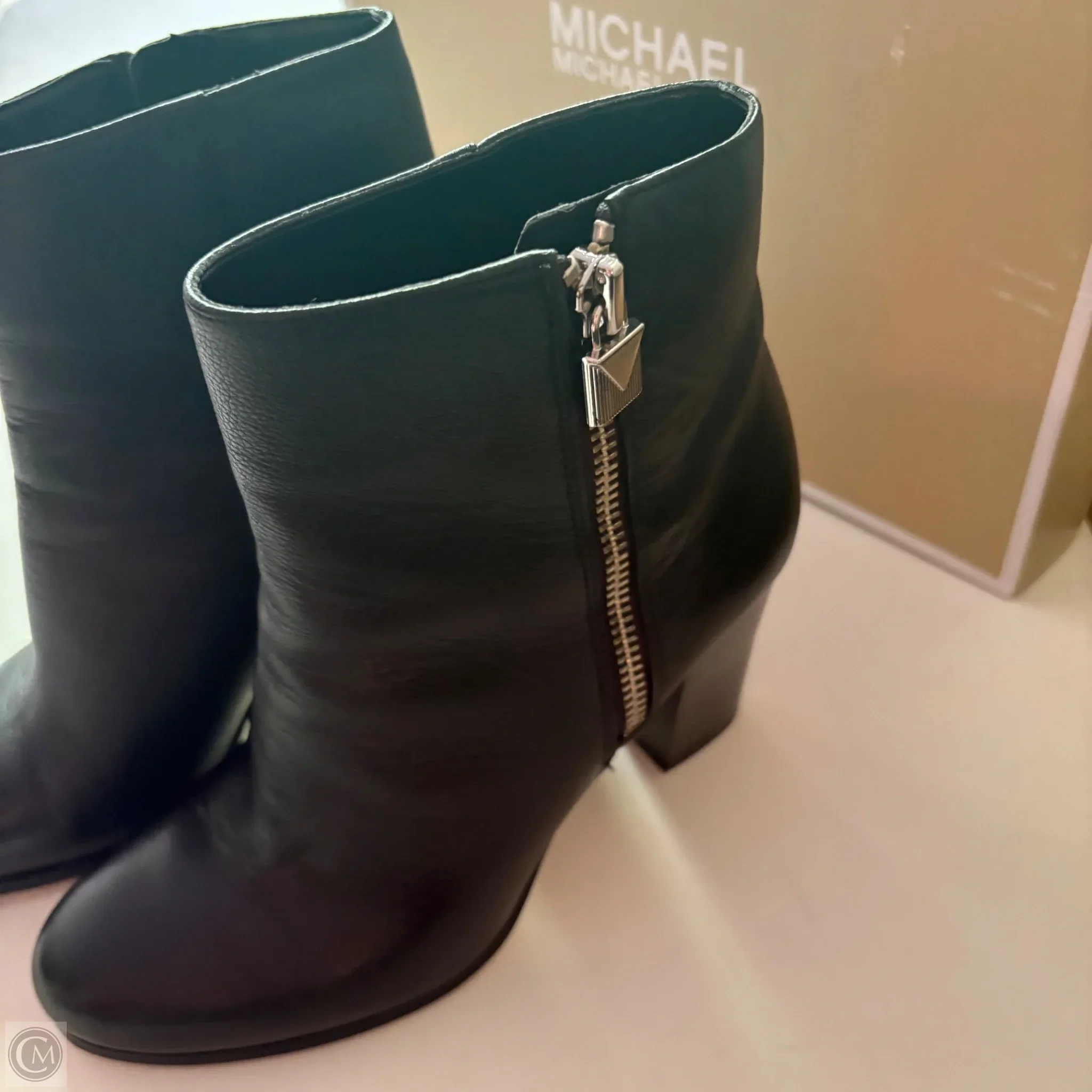 Boots Designer By Michael Kors In Black, Size: 7.5 - Image 3