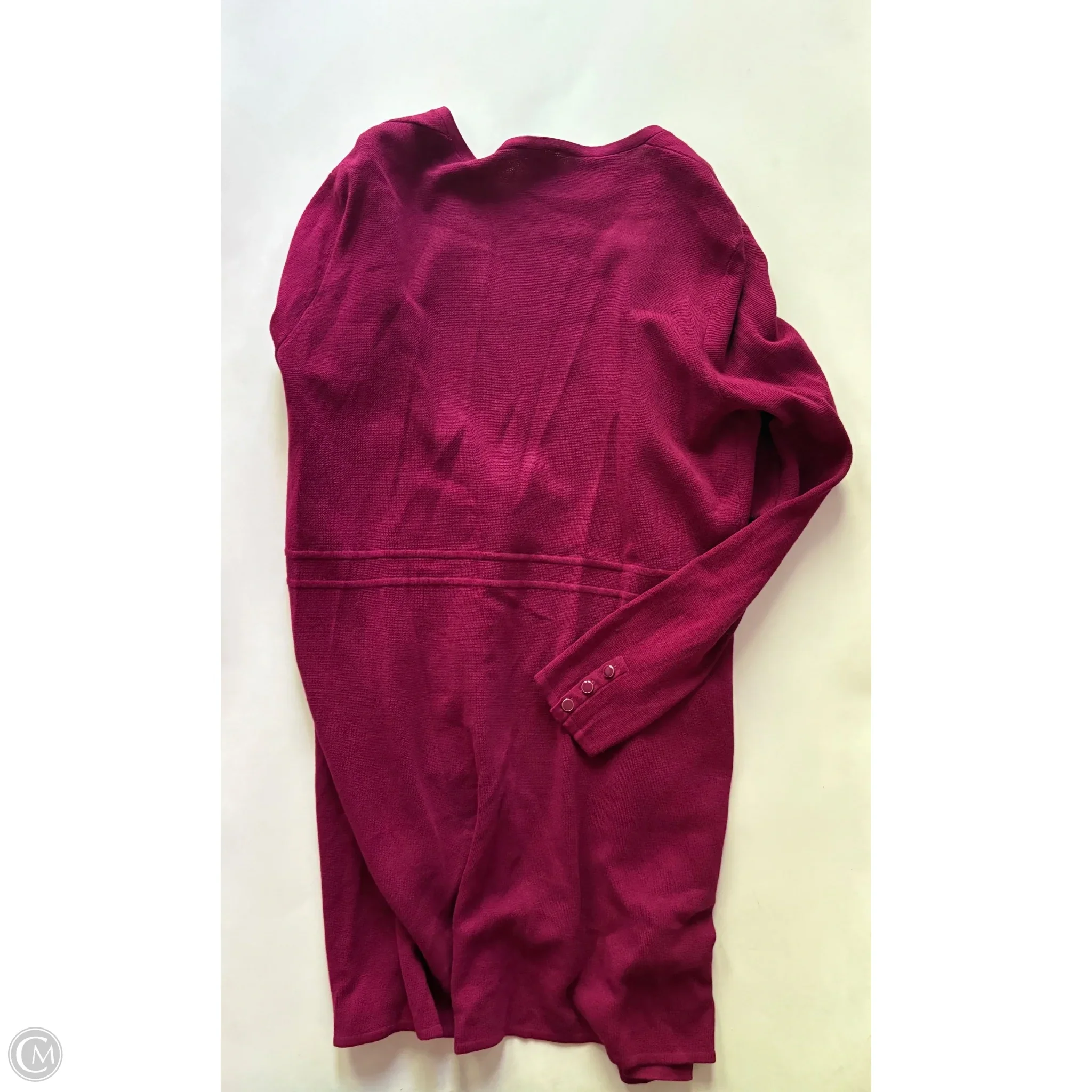 Sweater 2pc By Talbots In Maroon, Size: M - Image 3