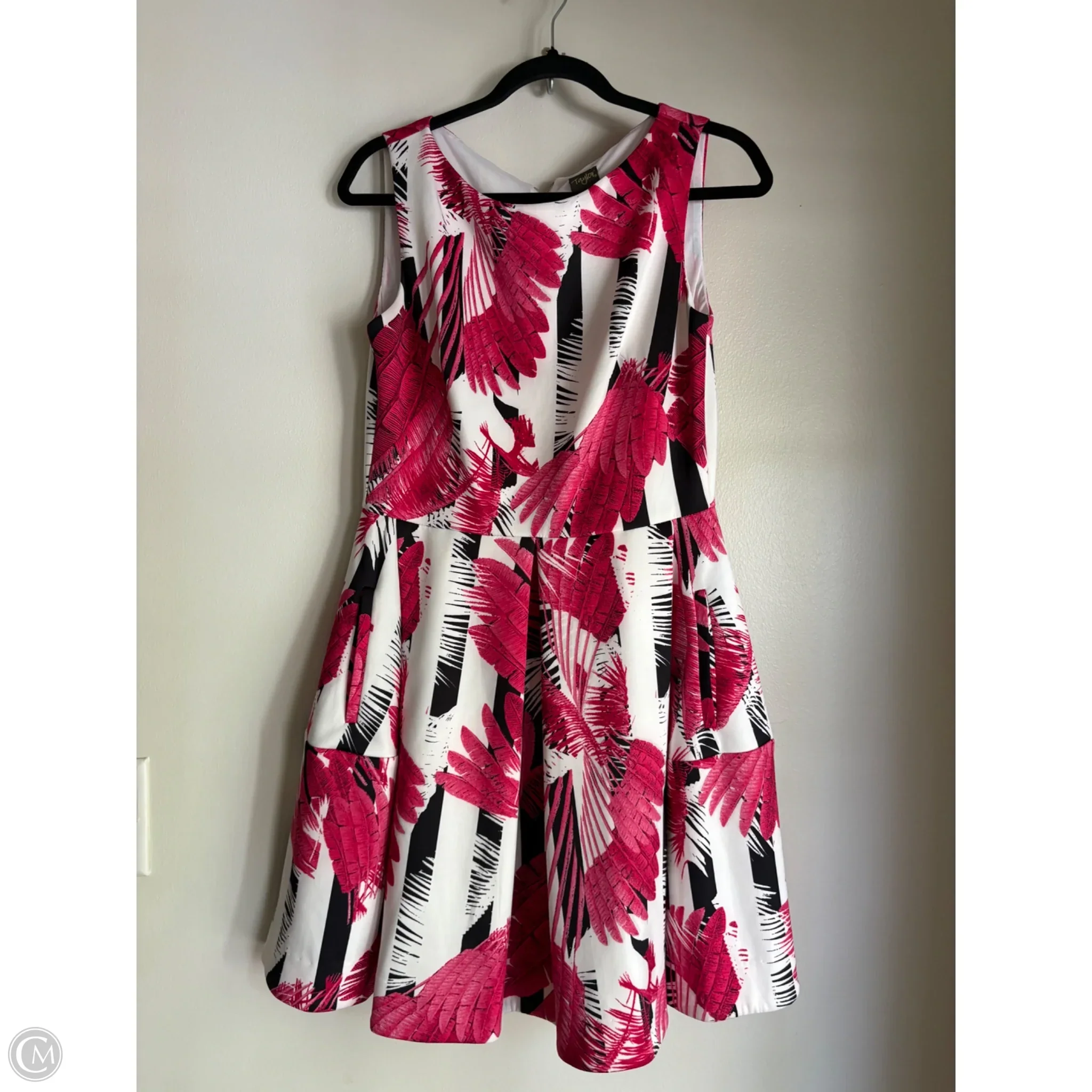 Dress Work By Taylor In Pink, Size: M - Image 1