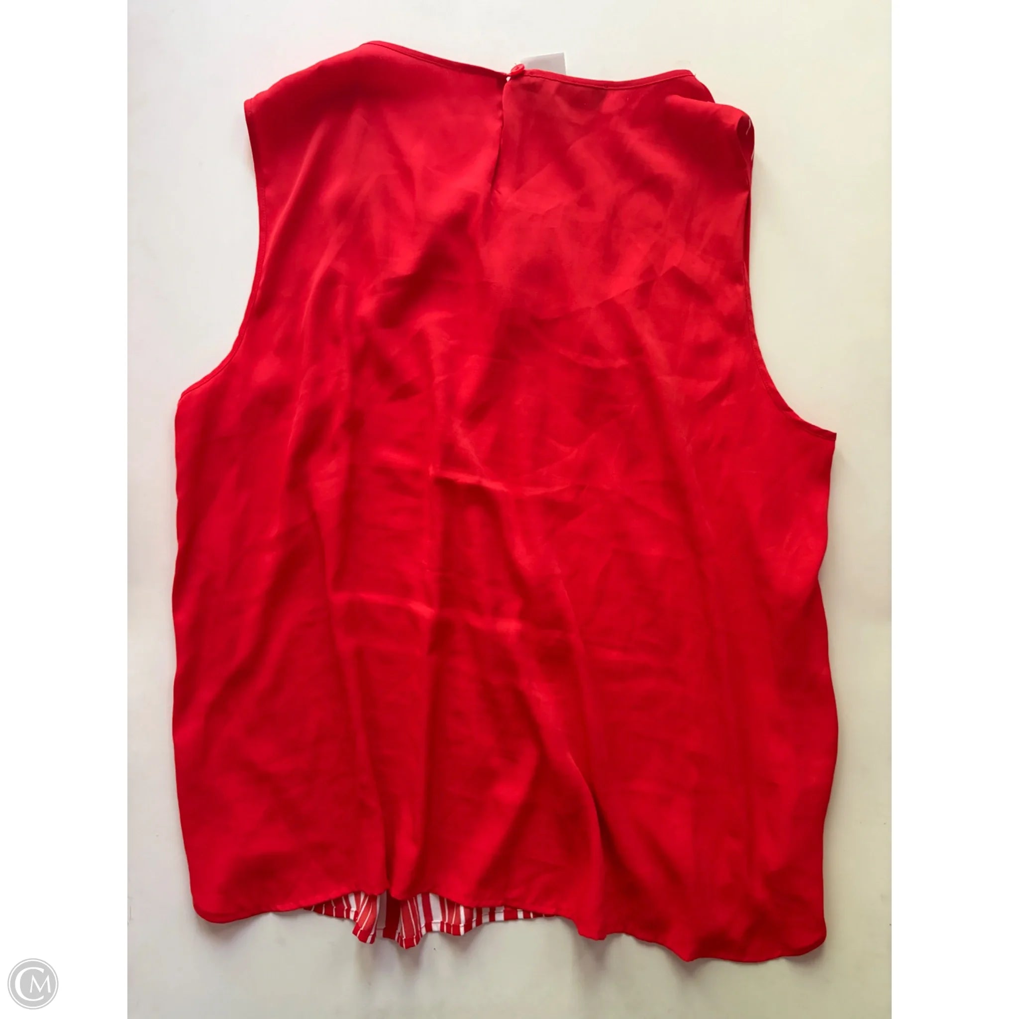Blouse Sleeveless By Jones New York In Striped Pattern, Size: 1x - Image 2