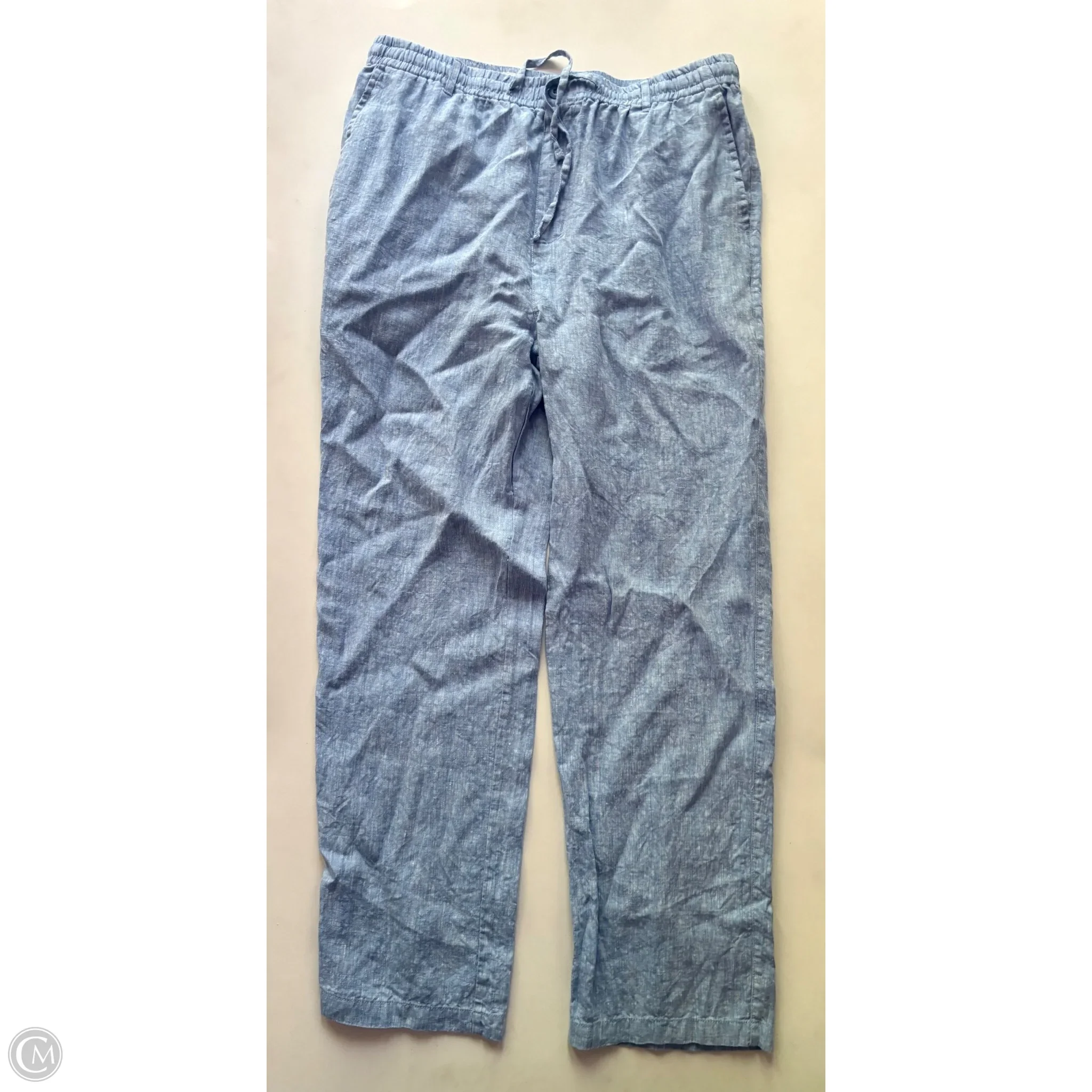 Pants Linen By Najia In Blue, Size: 16 - Image 1