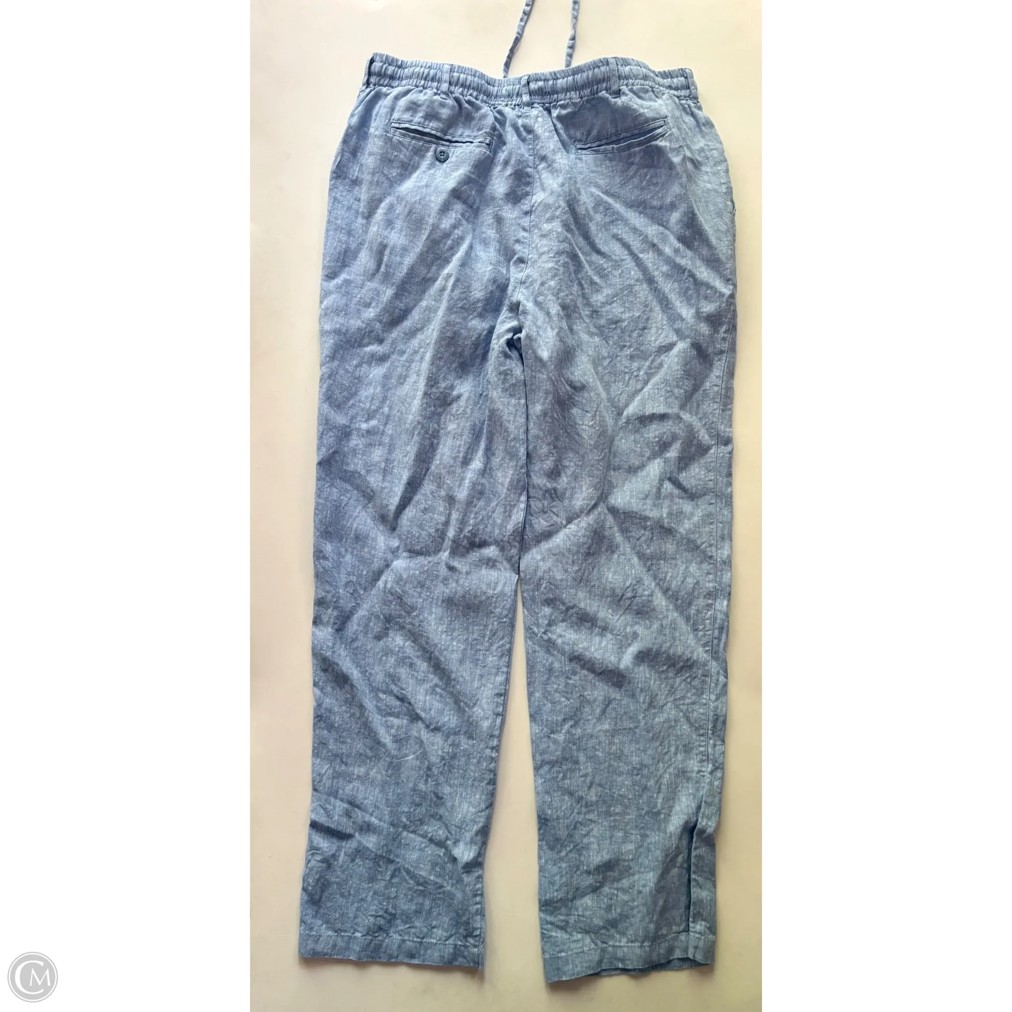 Pants Linen By Najia In Blue, Size: 16 - Image 2