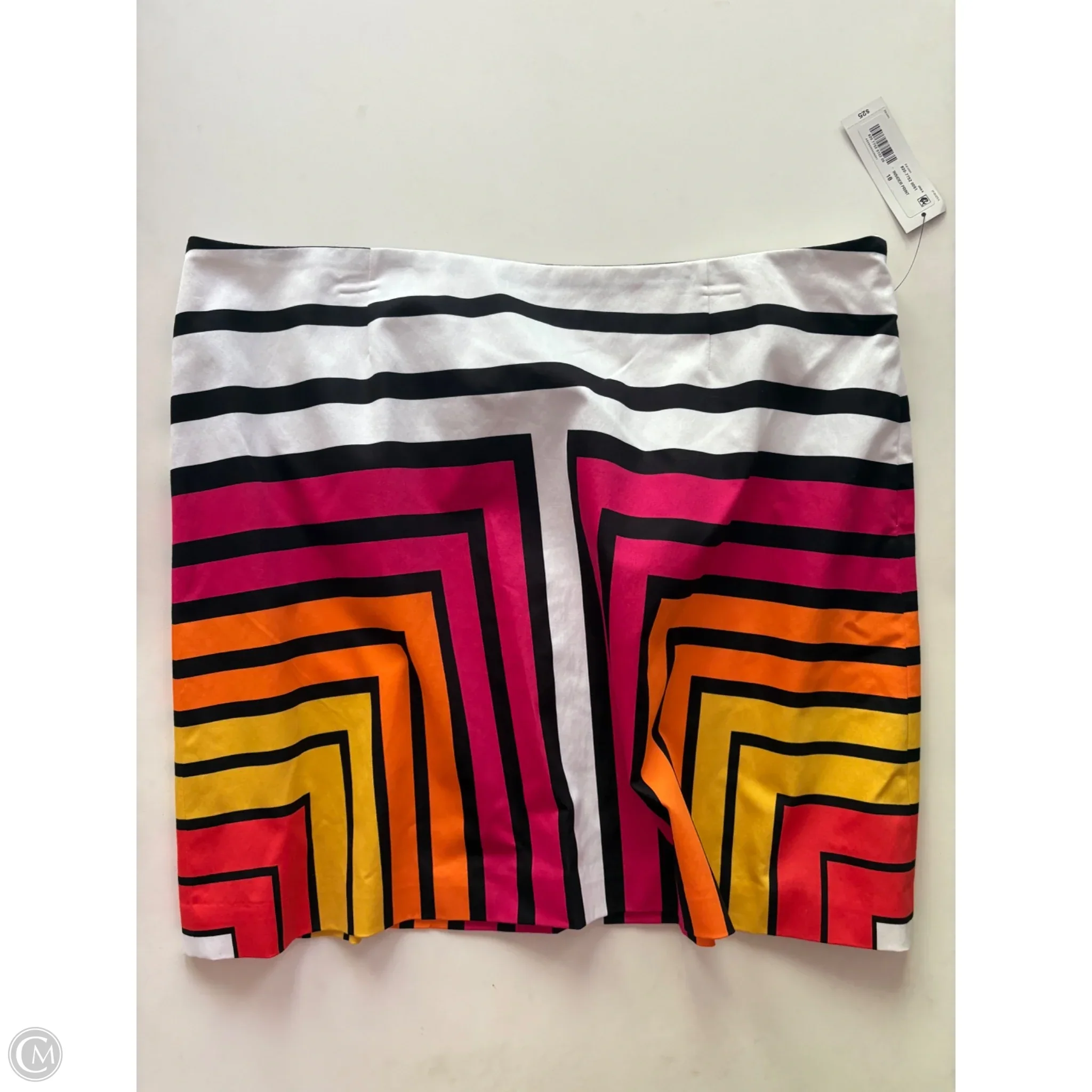 Skirt Mini & Short By Worthington In Striped Pattern, Size: 18 - Image 1