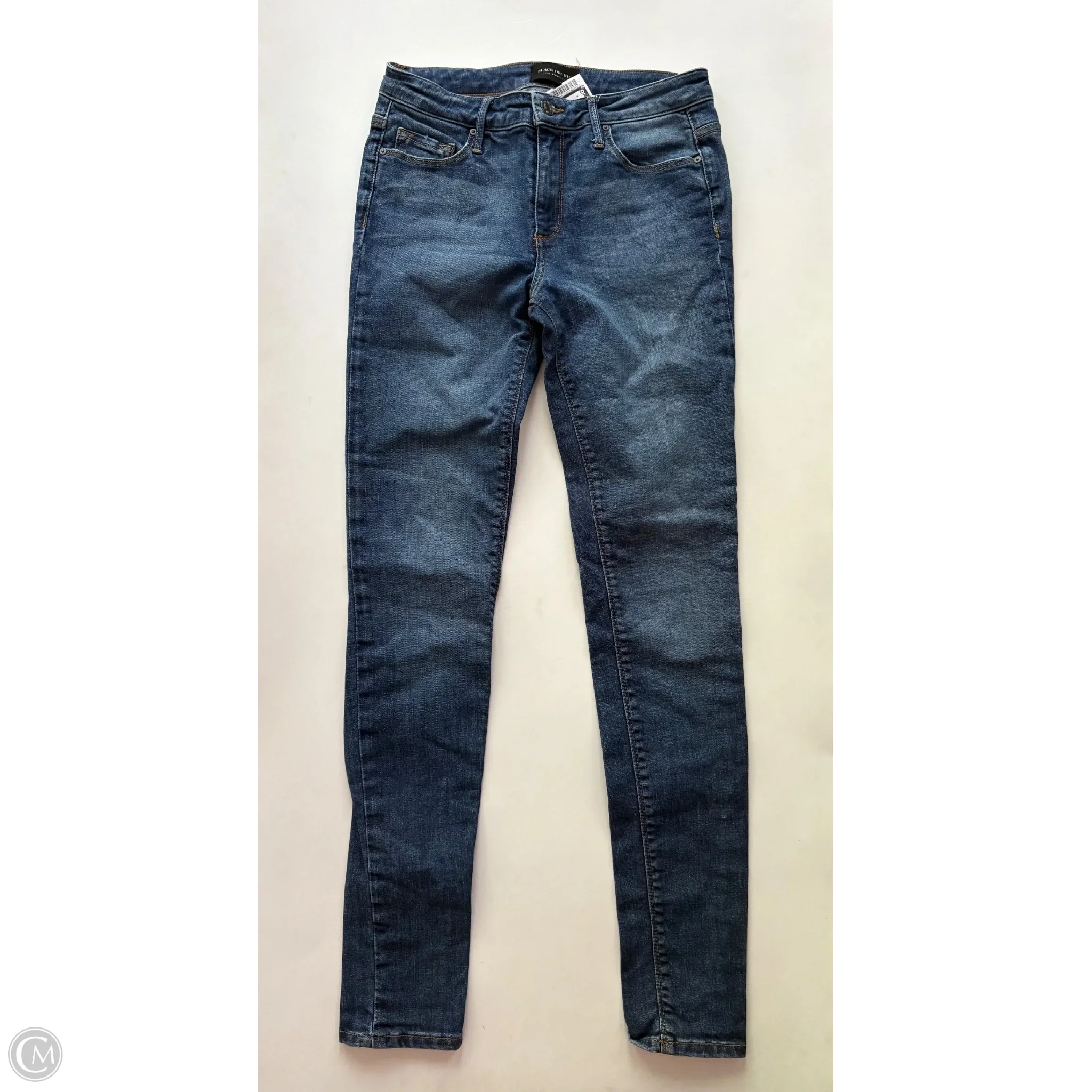 Jeans Straight By Black Orchid In Blue, Size: 4 - Image 1