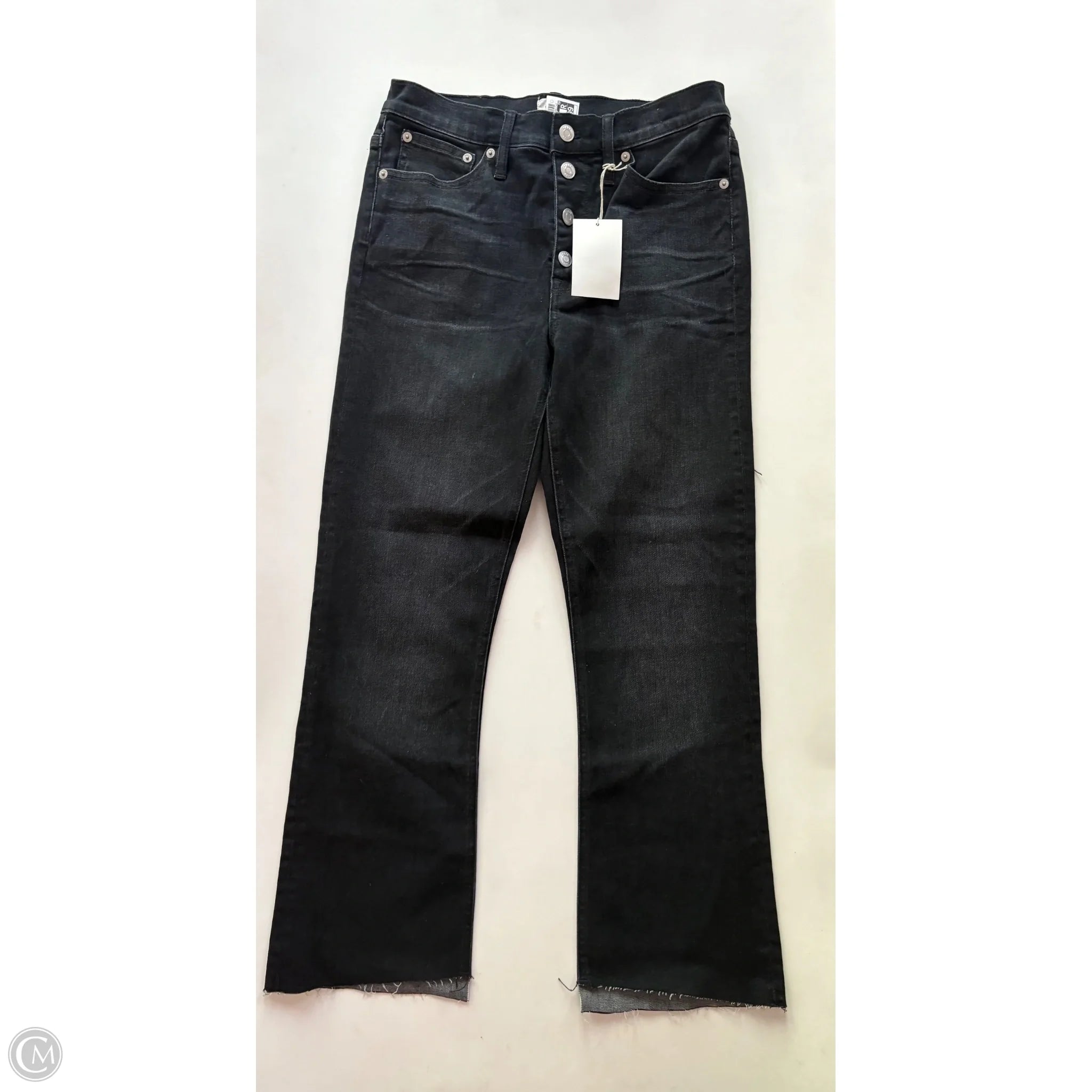 Jeans Straight By J. Crew In Black, Size: 6 - Image 1