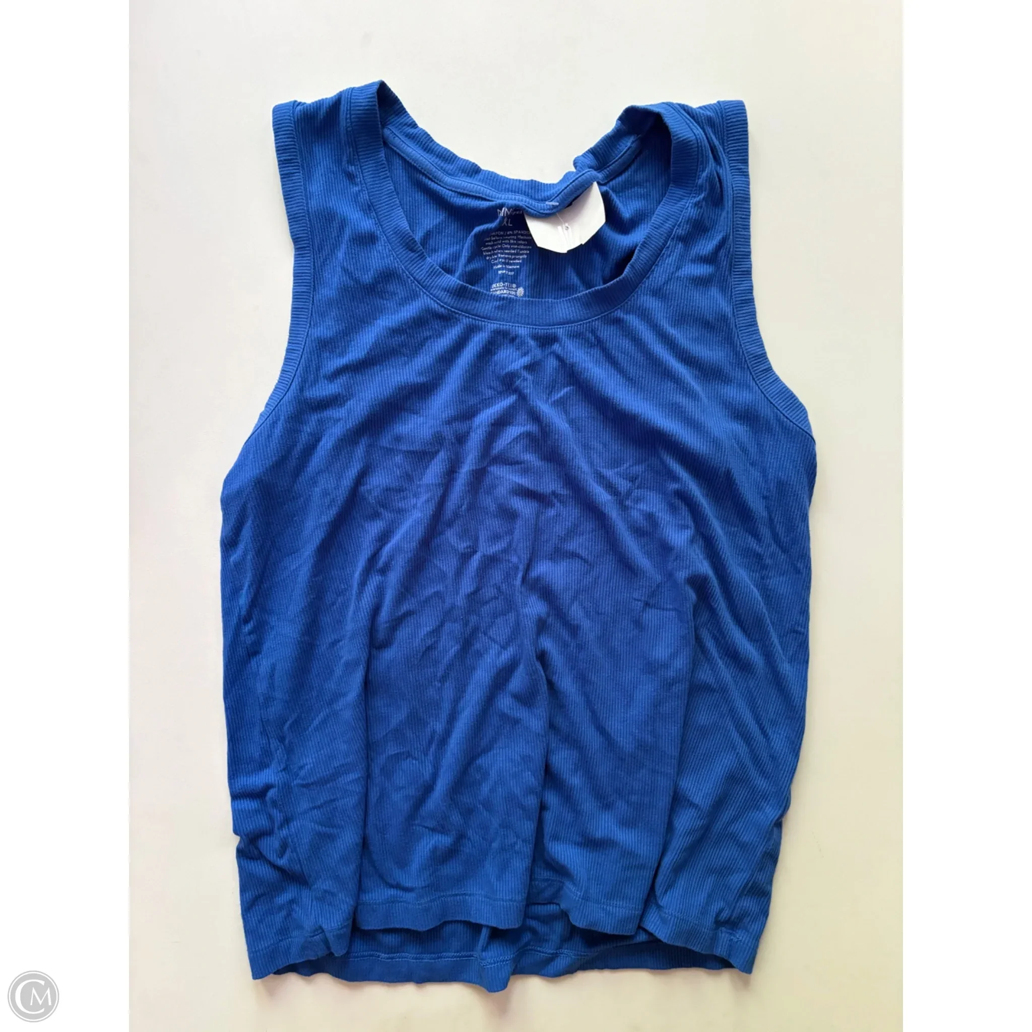 Tank Top By Nine West Apparel In Blue, Size: Xl - Image 1