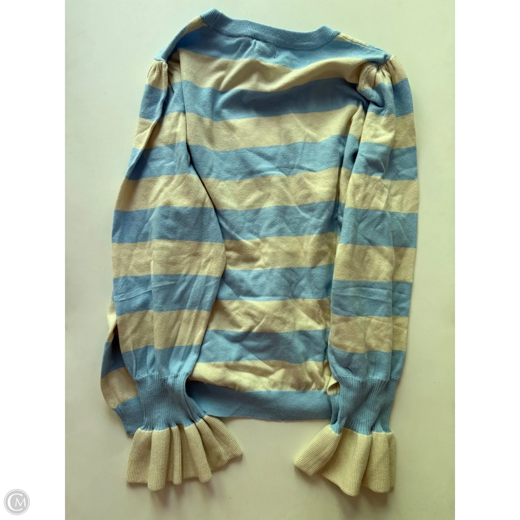 Sweater By Who What Wear In Striped Pattern, Size: 1x - Image 2
