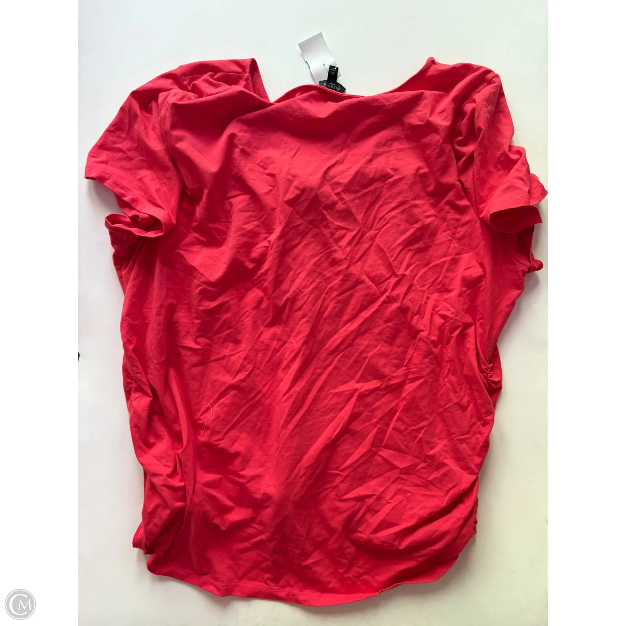 Top Short Sleeve By Talbots In Orange, Size: 3x - Image 2