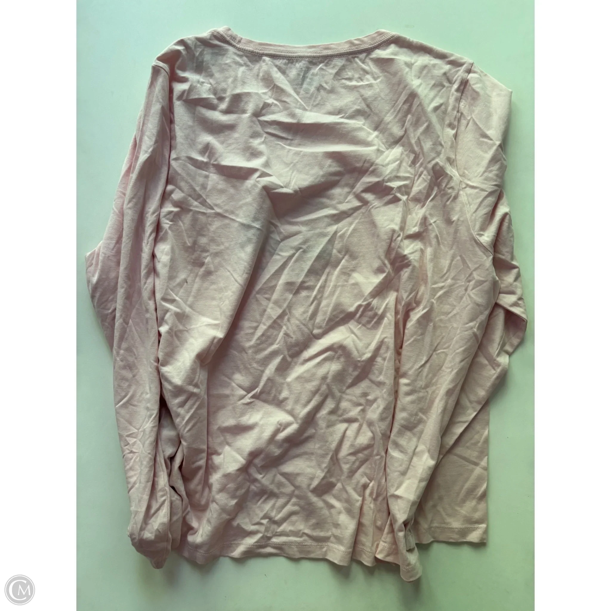 Top Long Sleeve By J. Crew In Pink, Size: 2x - Image 2