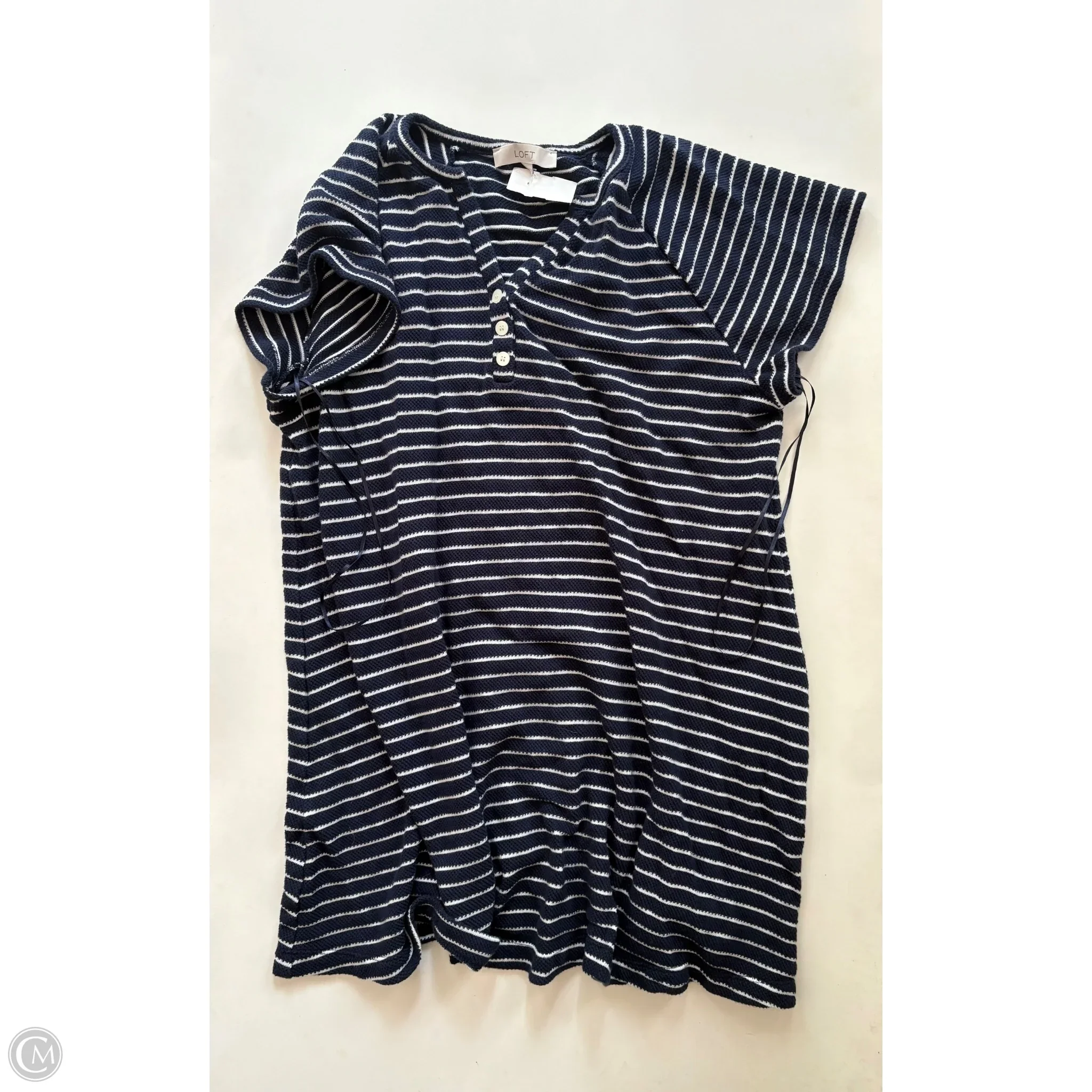 Dress Work By Loft In Navy, Size: Xl - Image 1