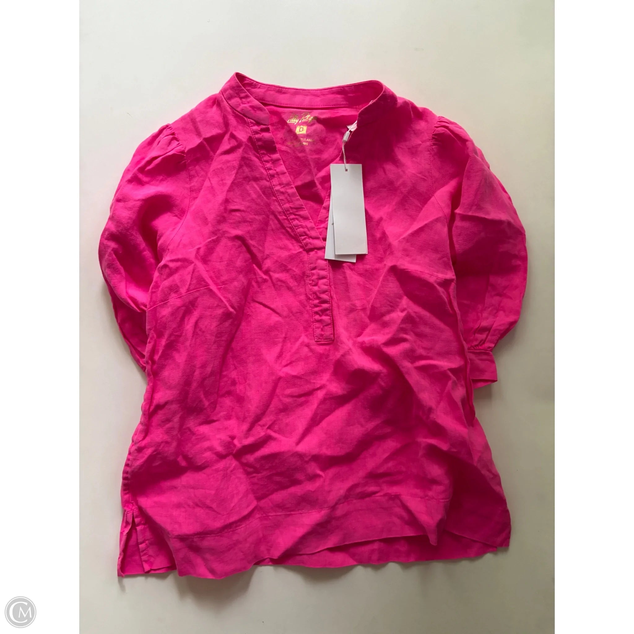 Top Short Sleeve Designer By Lilly Pulitzer In Pink, Size: Xs - Image 1