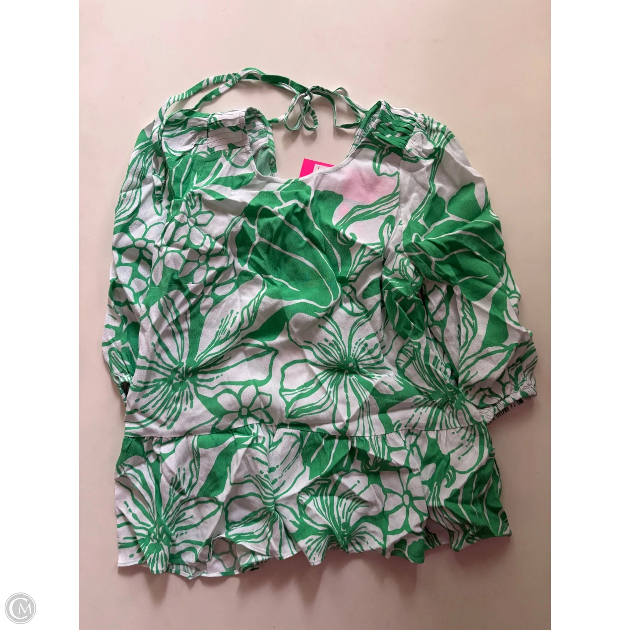 Top Long Sleeve Designer By Lilly Pulitzer In Green, Size: Xs - Image 1