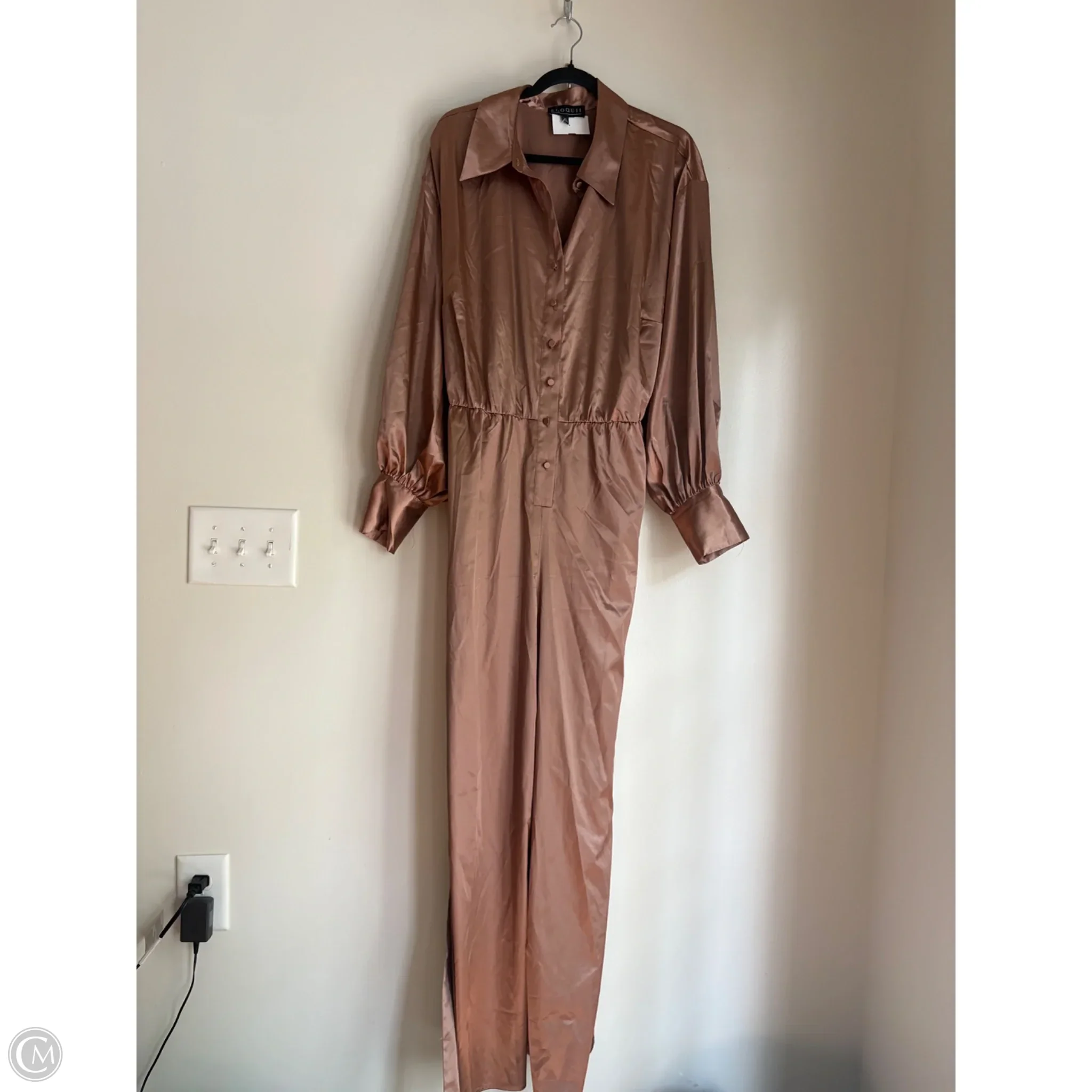 Jumpsuit By Eloquii In Brown, Size: 1x - Image 1