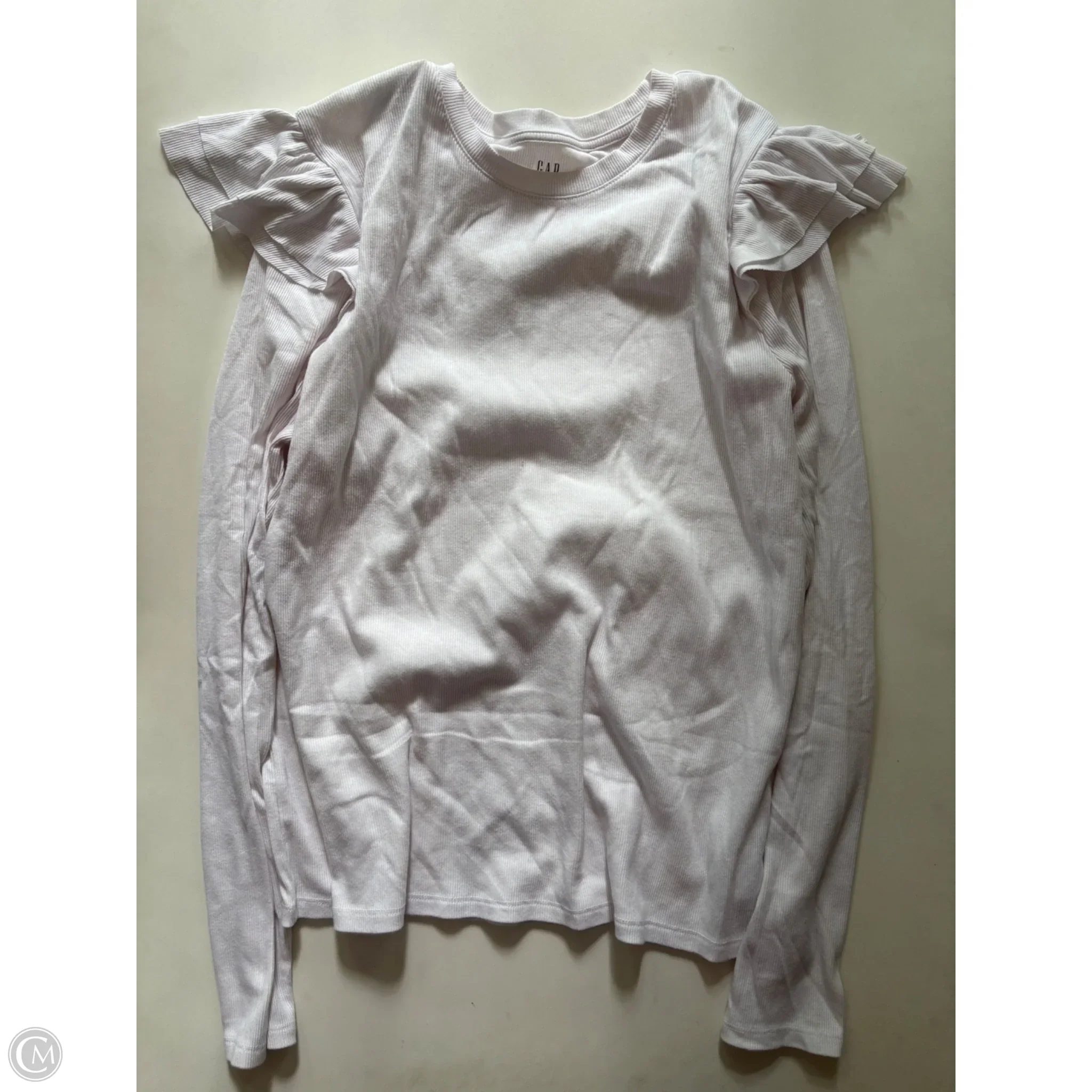 Top Long Sleeve By Gap In White, Size: 2x - Image 1