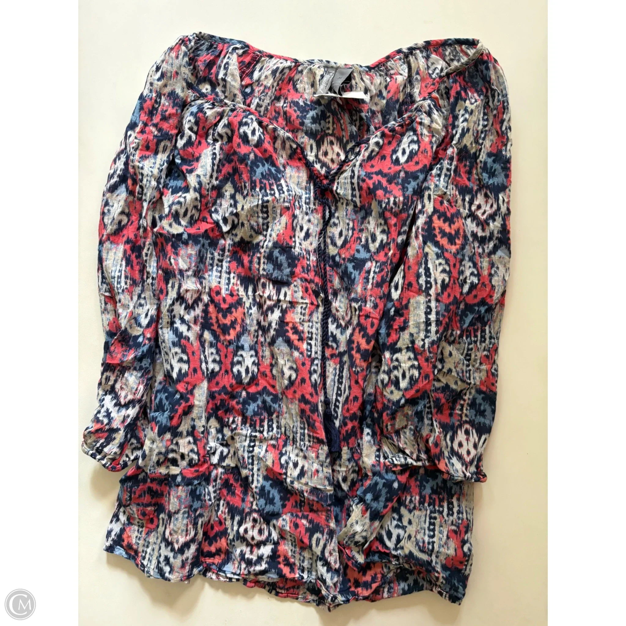 Top Long Sleeve By New Directions In Multi-colored, Size: 3x - Image 1