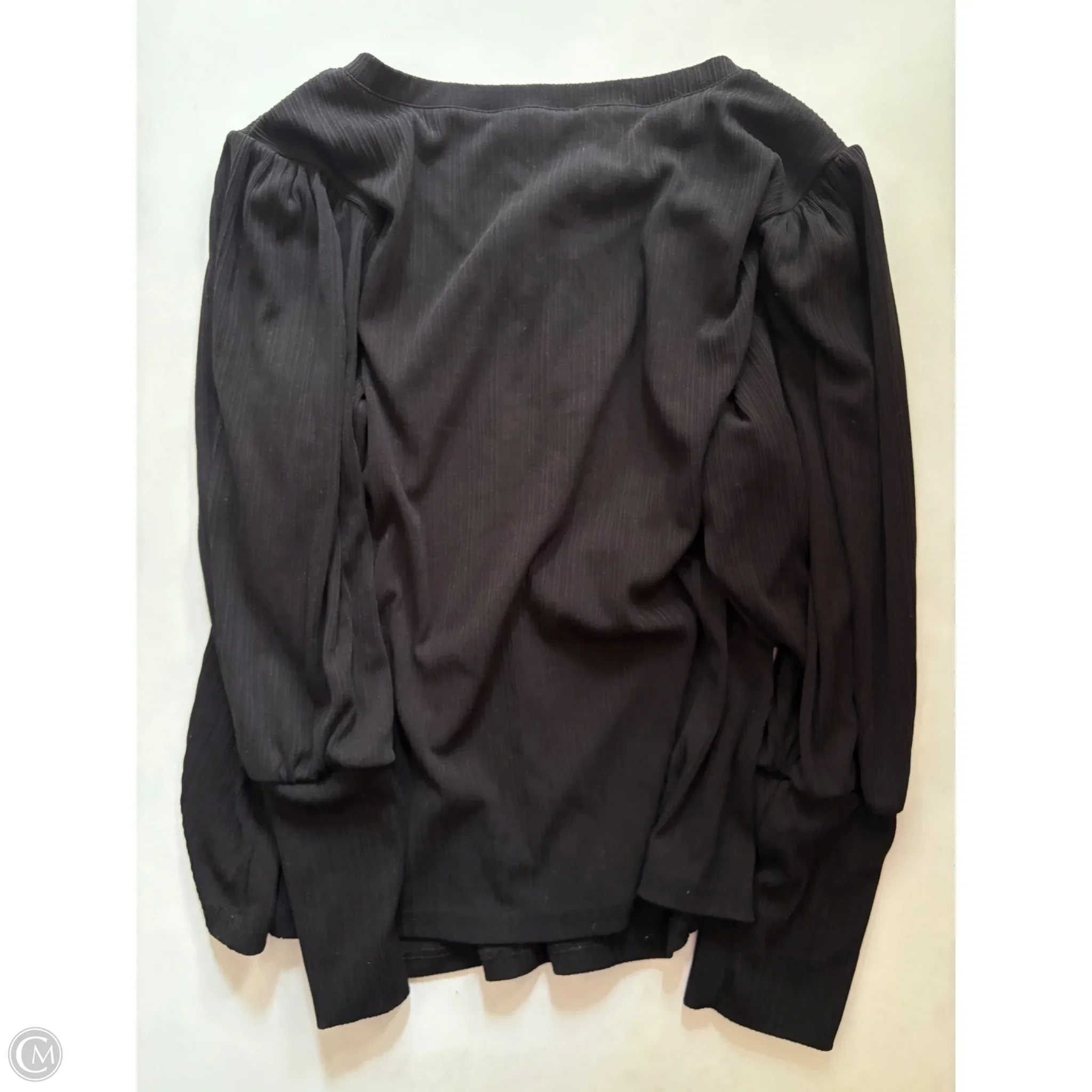 Top Long Sleeve By Zac And Rachel In Black, Size: 2x - Image 2